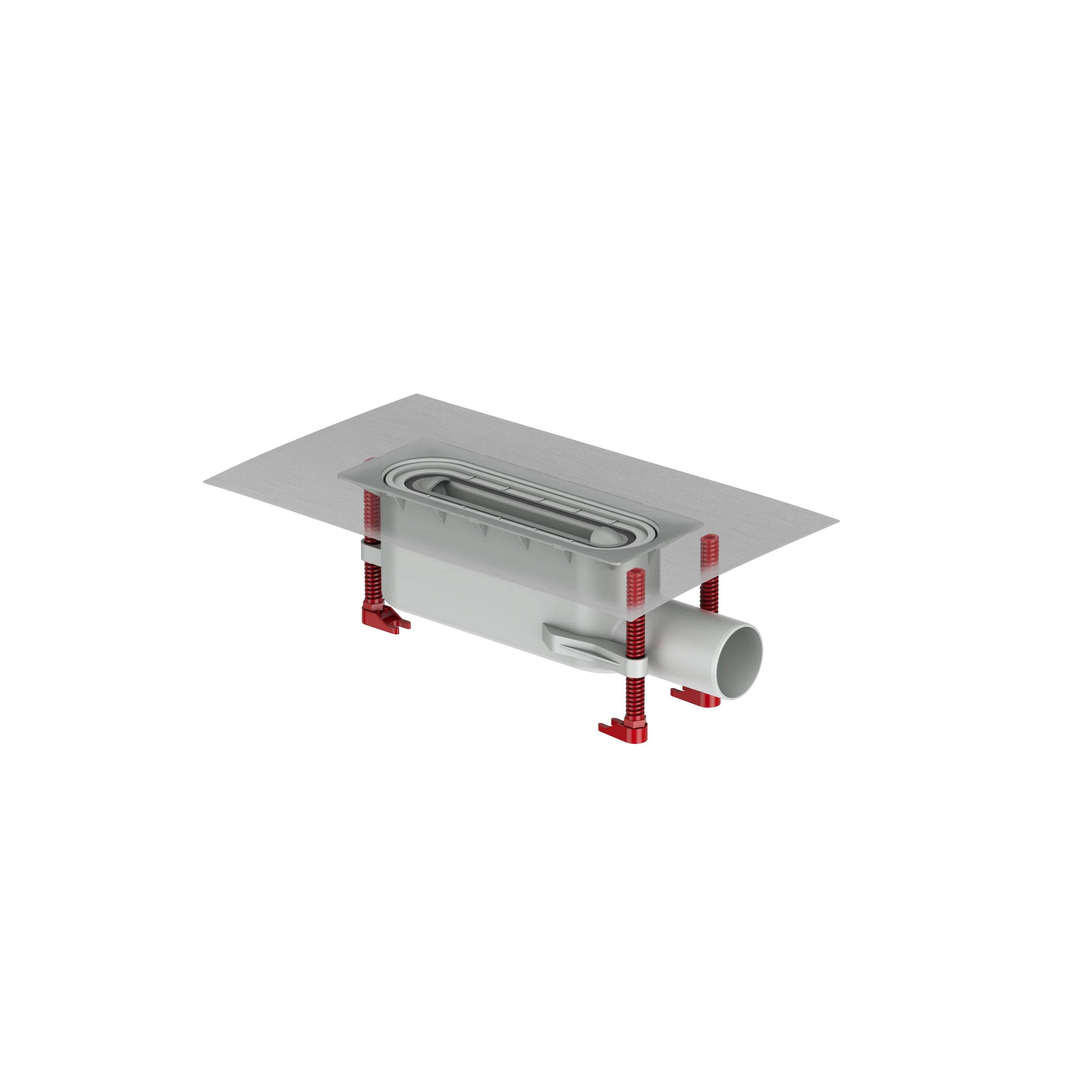 Aerocompact Showerdrain S+ Ablaufkörper DN 50 Sperrwasserhöhe 50 mm waagrecht, 1 Stk.