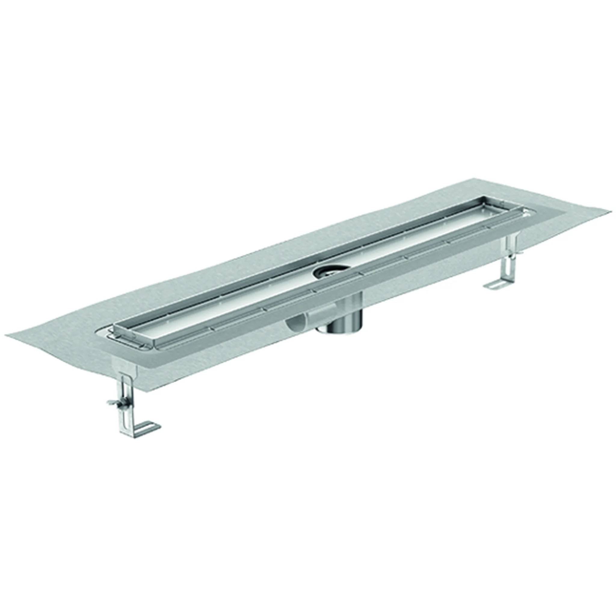 Aerocompact Showerdrain E+ Rinnenk.o.Hochzug 900mm Rostl.1004 mm Gesamtl.GV 50 mm, 1 Stk.