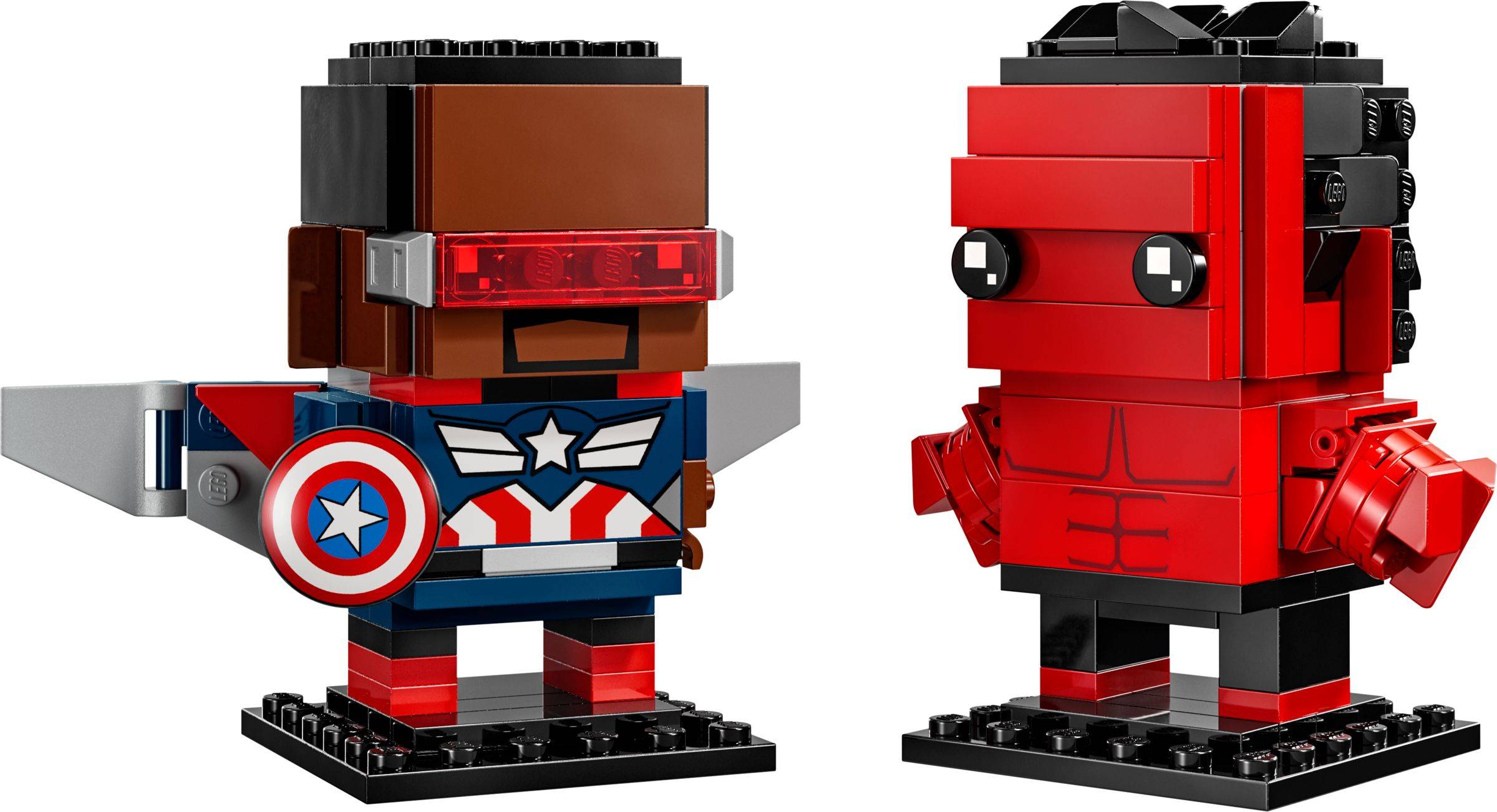 LEGO® BrickHeadz 40668 Captain America & Red Hulk Marvel Super Heroes