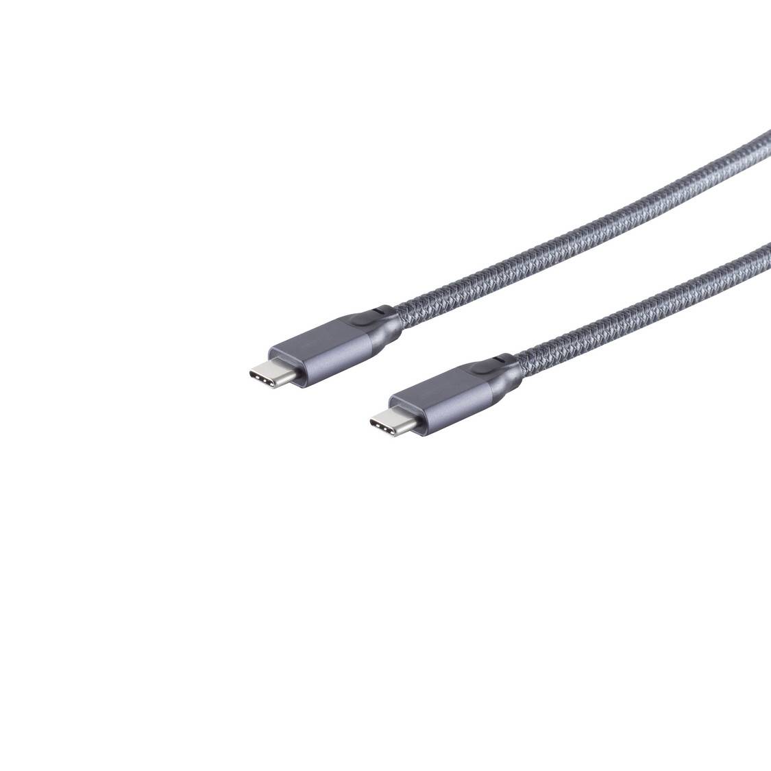 USB C-Kabel 3.2 Gen 2, Lade-/Datenkabel -20 Gbit/s Nylon-Mantel Type C