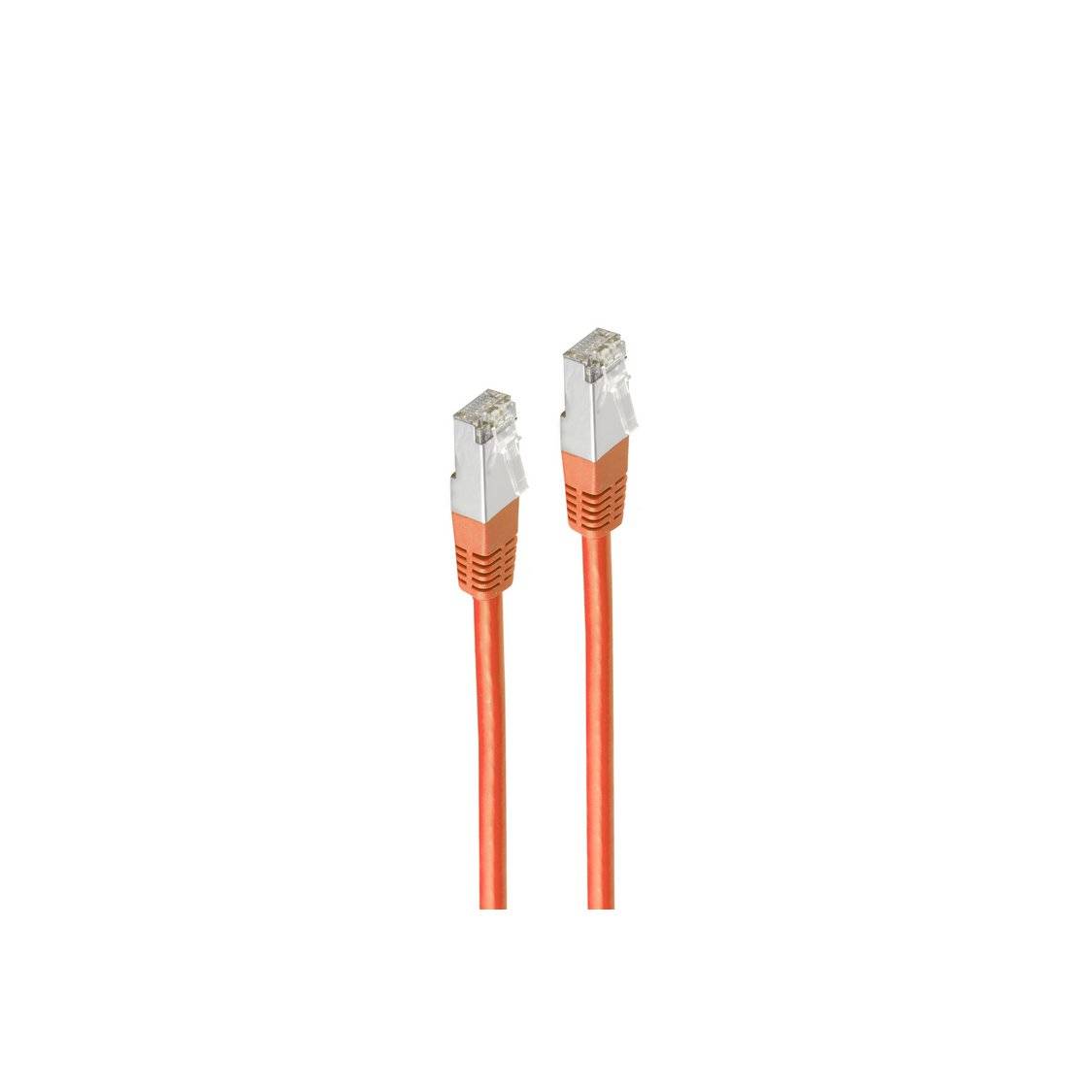 shiverpeaks®-BASIC-S--Patchkabel cat. 5e SF/UTP orange 10m