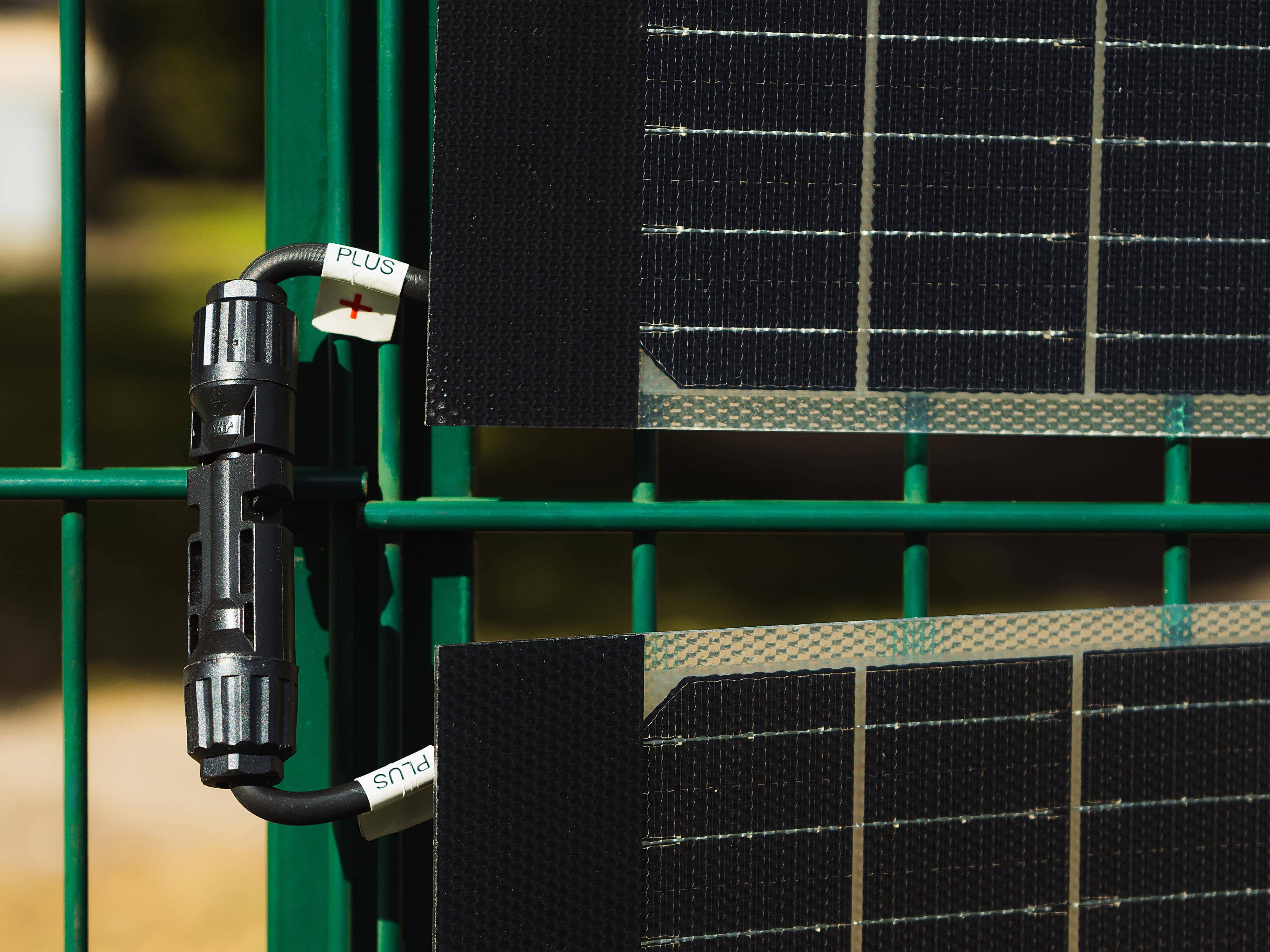 TECHNAXX Solarzaun Erweiterung BiDo Flexi TX-357