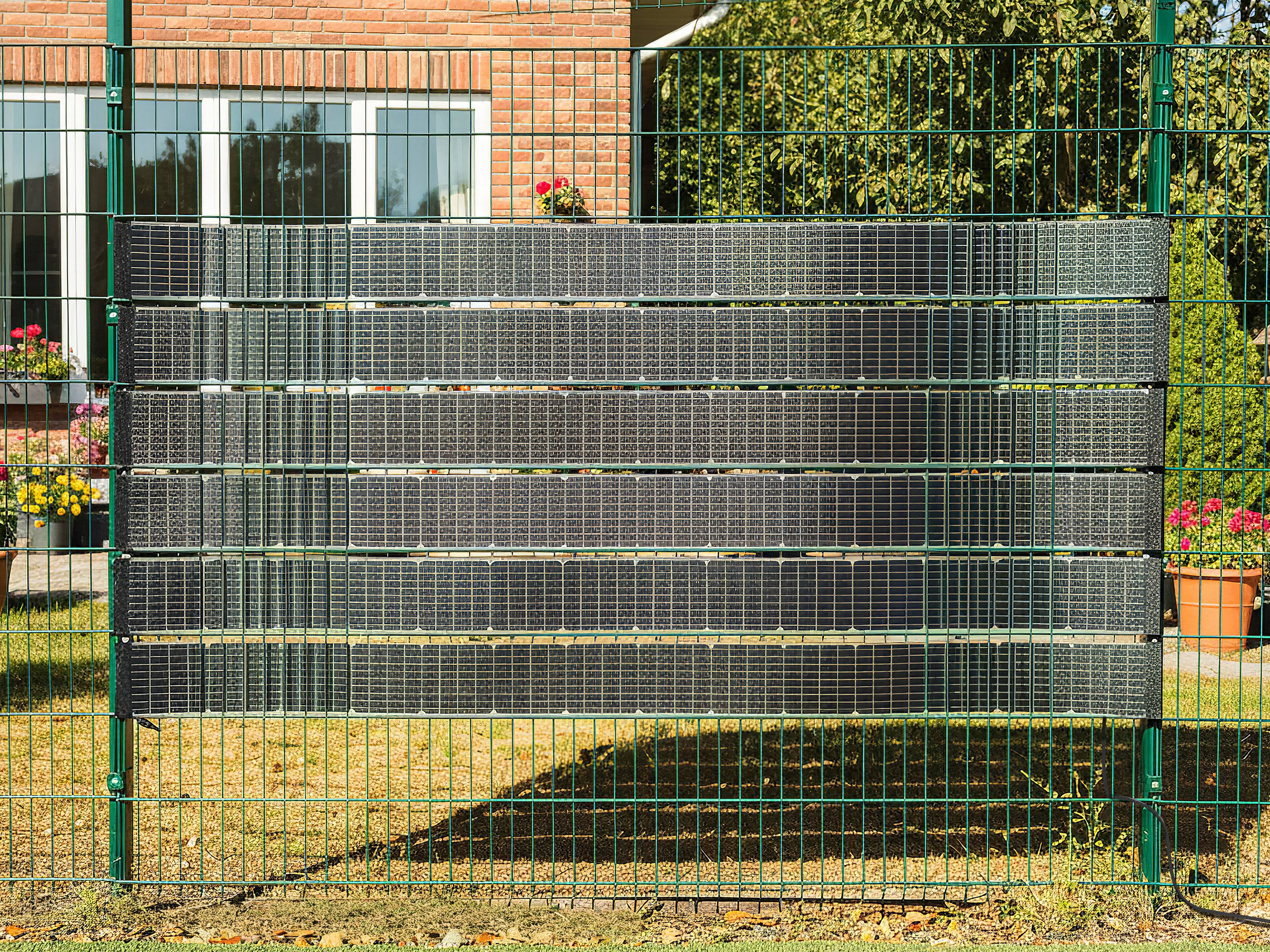 TECHNAXX Solarzaun Starterset BiDo Flexi TX-356