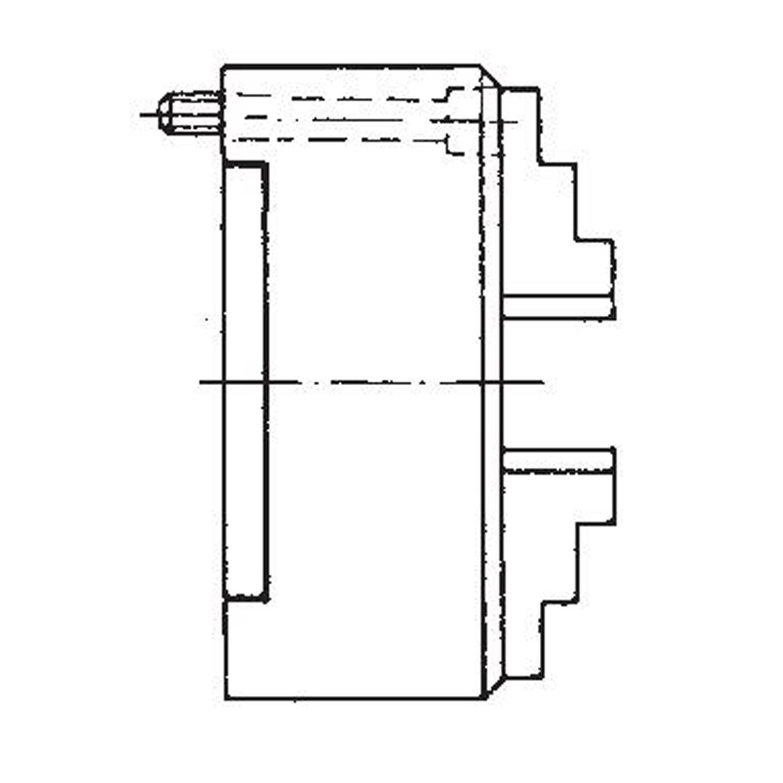 Röhm Planspiralfutter Duro-M 400/3 Zylindrische Aufnahme Befestigung von vorne (DIN 6350 abgewandelt) Bohr- und Drehbacken - 185364