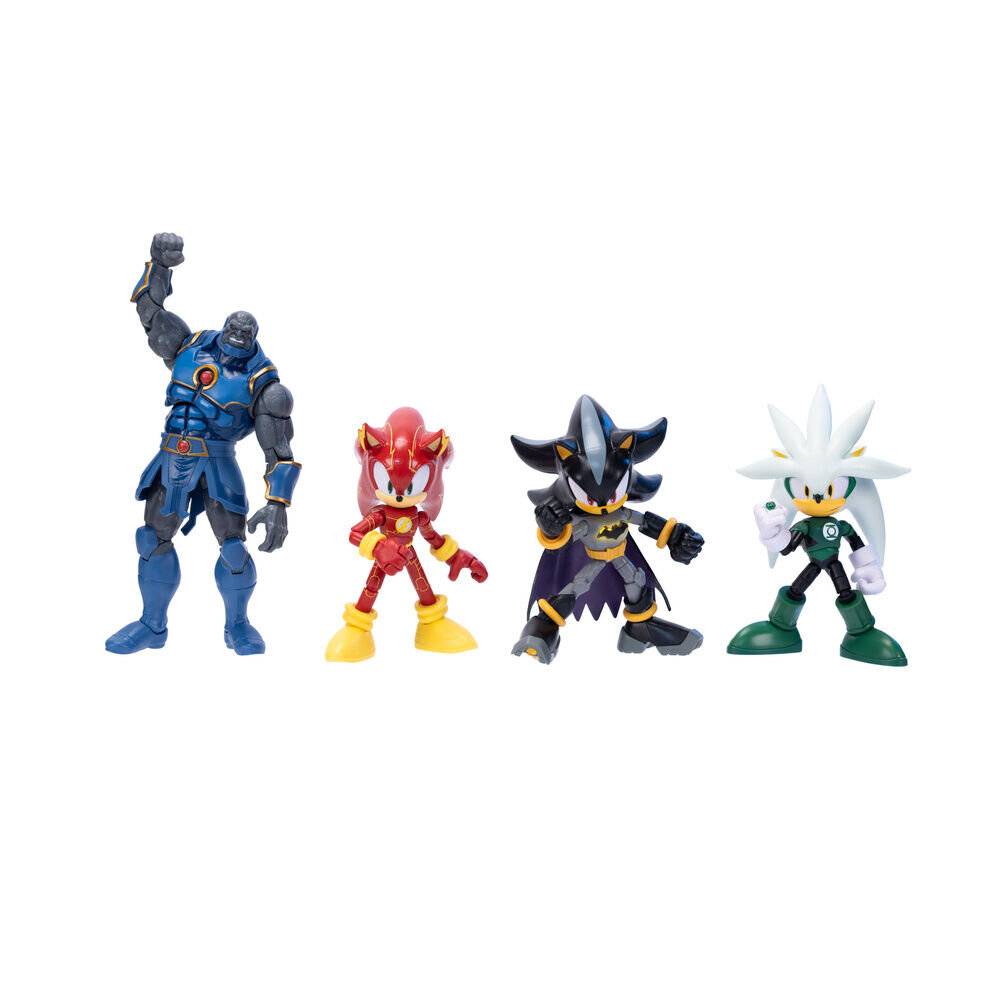 DC Comics Sonic The Hedgehog Set mit 4 Figuren, 12 cm