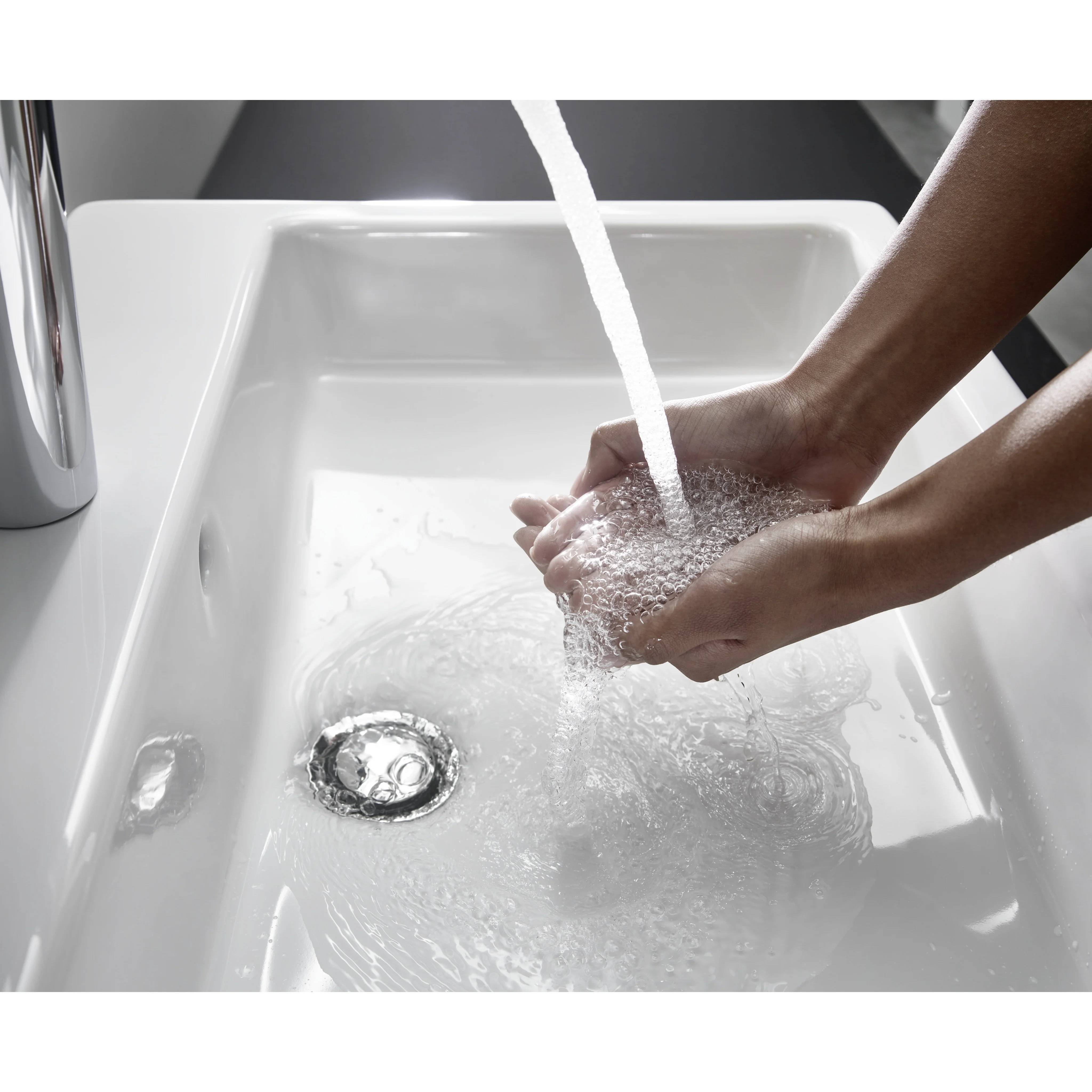 hansgrohe Logis Einhebel-Waschtischmischer 100 mit Zugstangen-Ablaufgarnitur, Ch, 1 Stk.