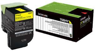 Lexmark 708HYE - 70C8HYE - Toner gelb - für CS310 CS410