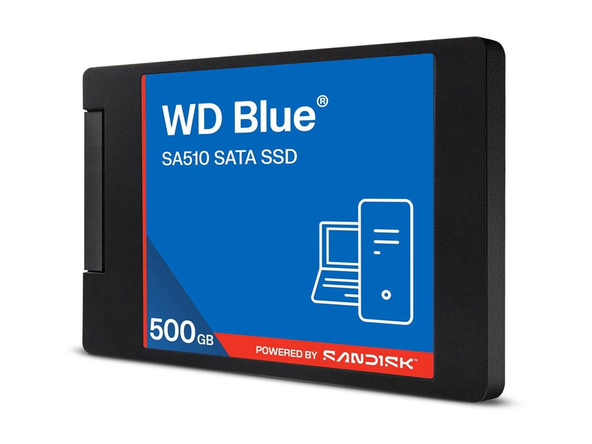 SanDisk WD Blue SA510 - SSD - 500 GB - intern - 2.5" (6.4 cm)SATA 6Gb/s