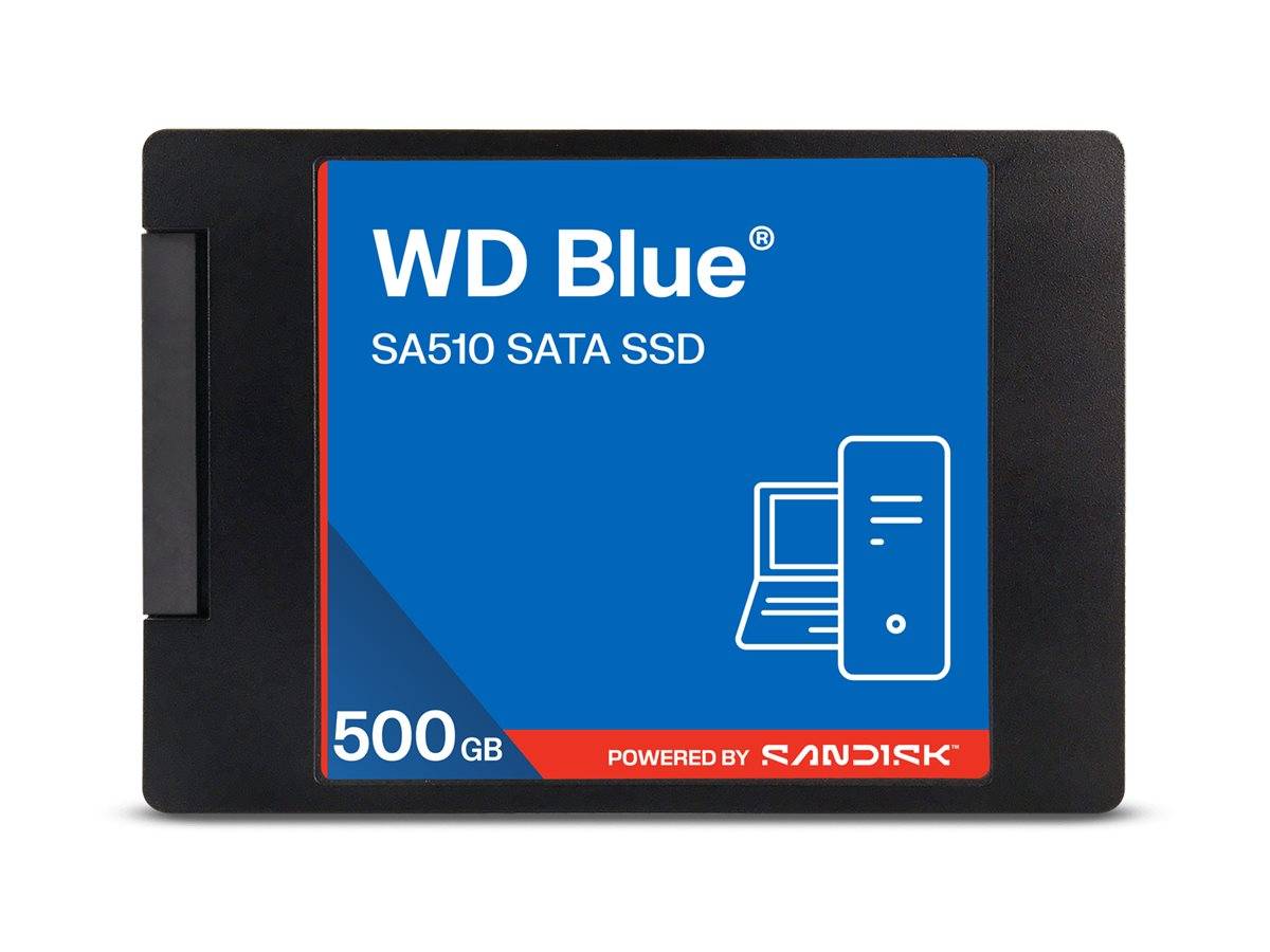 SanDisk WD Blue SA510 - SSD - 500 GB - intern - 2.5" (6.4 cm)SATA 6Gb/s