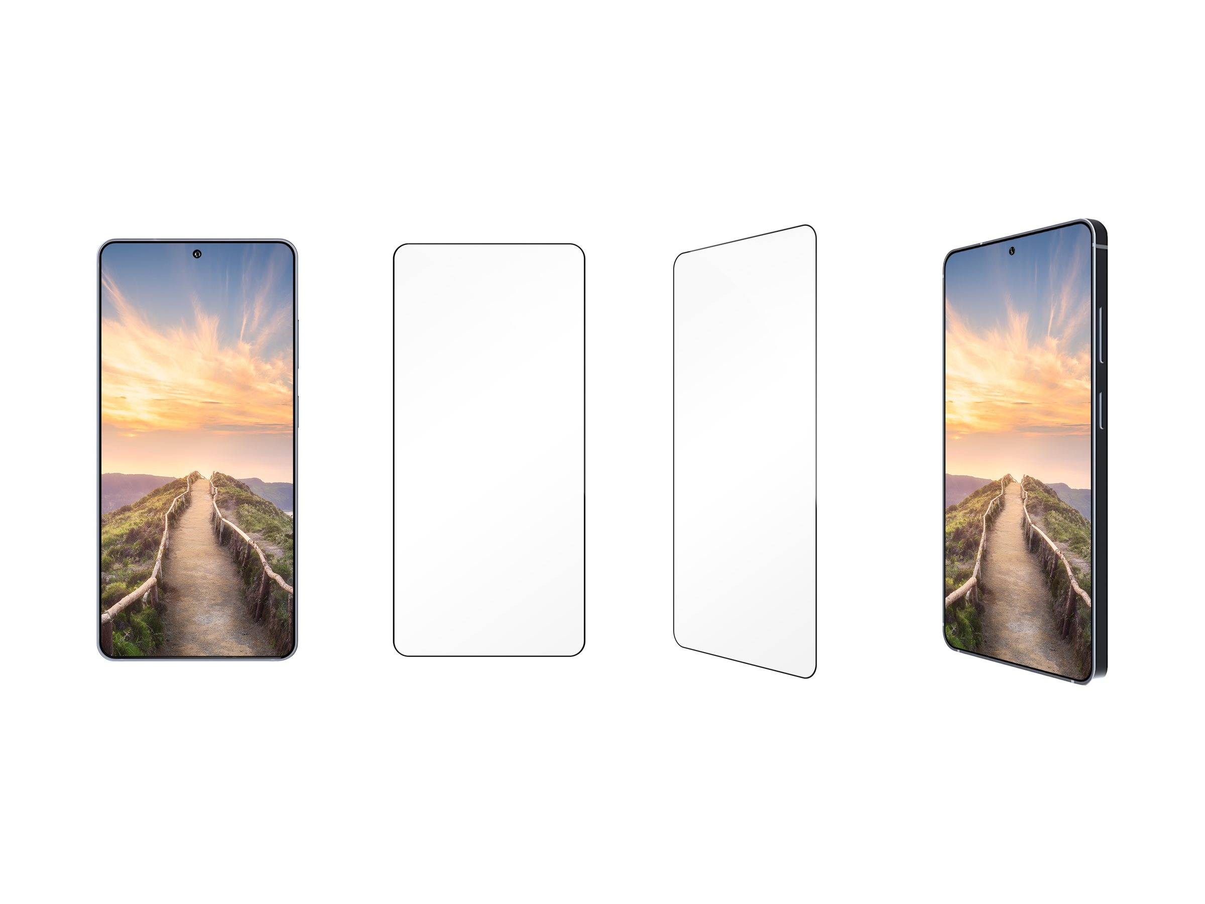 dbramante1928 Eco-shield - Bildschirmschutz fürHandy - Rahmenfarbe schwarz - für