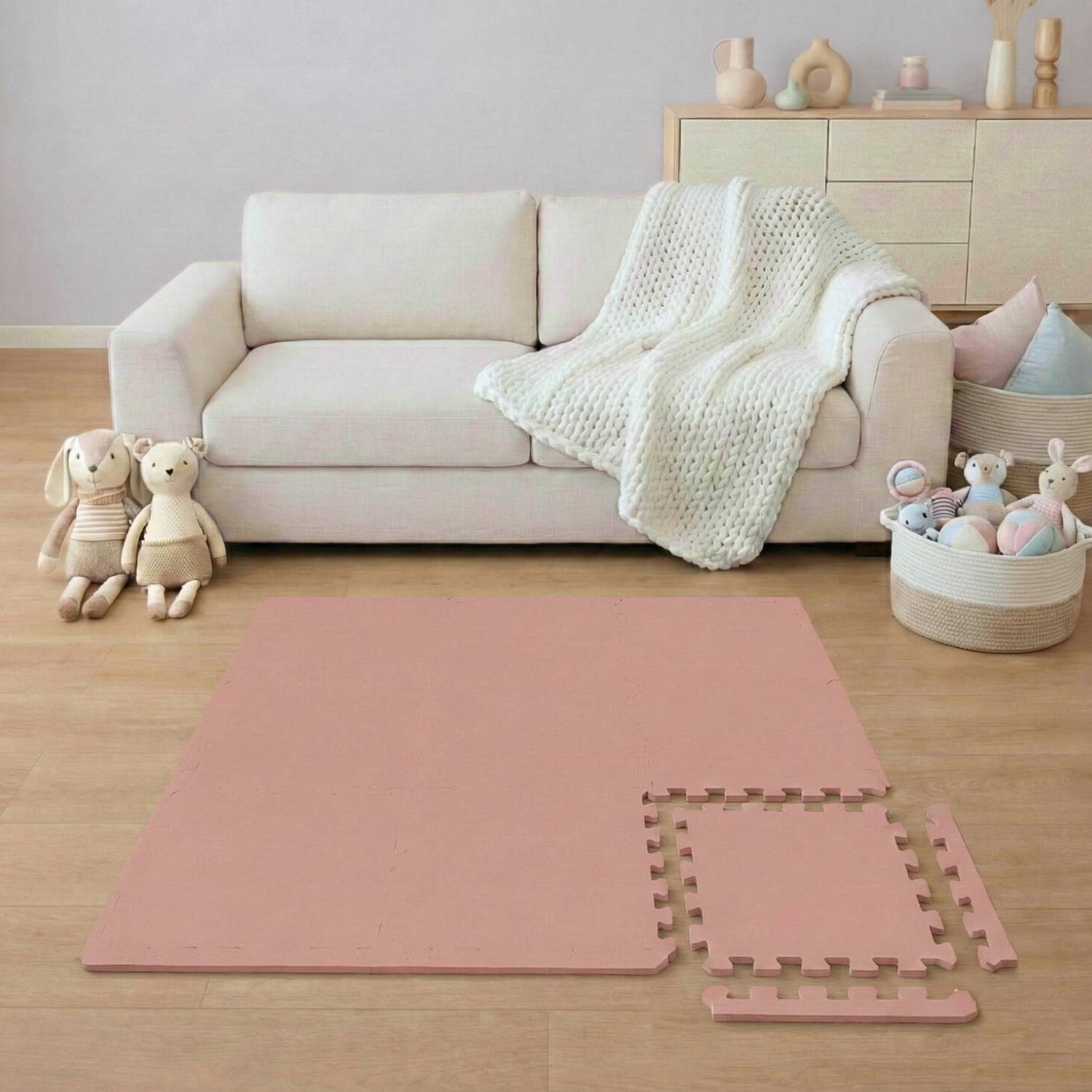 9 Teile Spielmatte Baby Puzzlematte 30x30 Krabbelmatte Bodenmatte Kinderzimmer