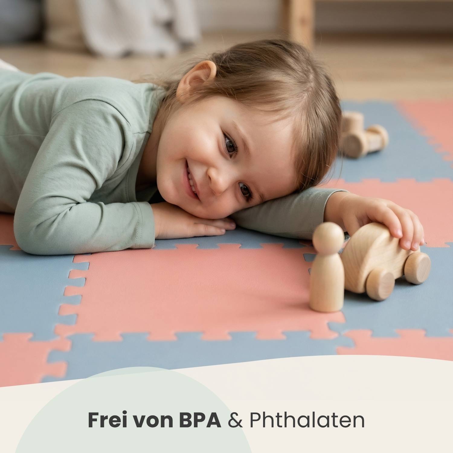 18 Teile Spielmatte Baby Puzzlematte 30x30 Krabbelmatte Bodenmatte Kinderzimmer