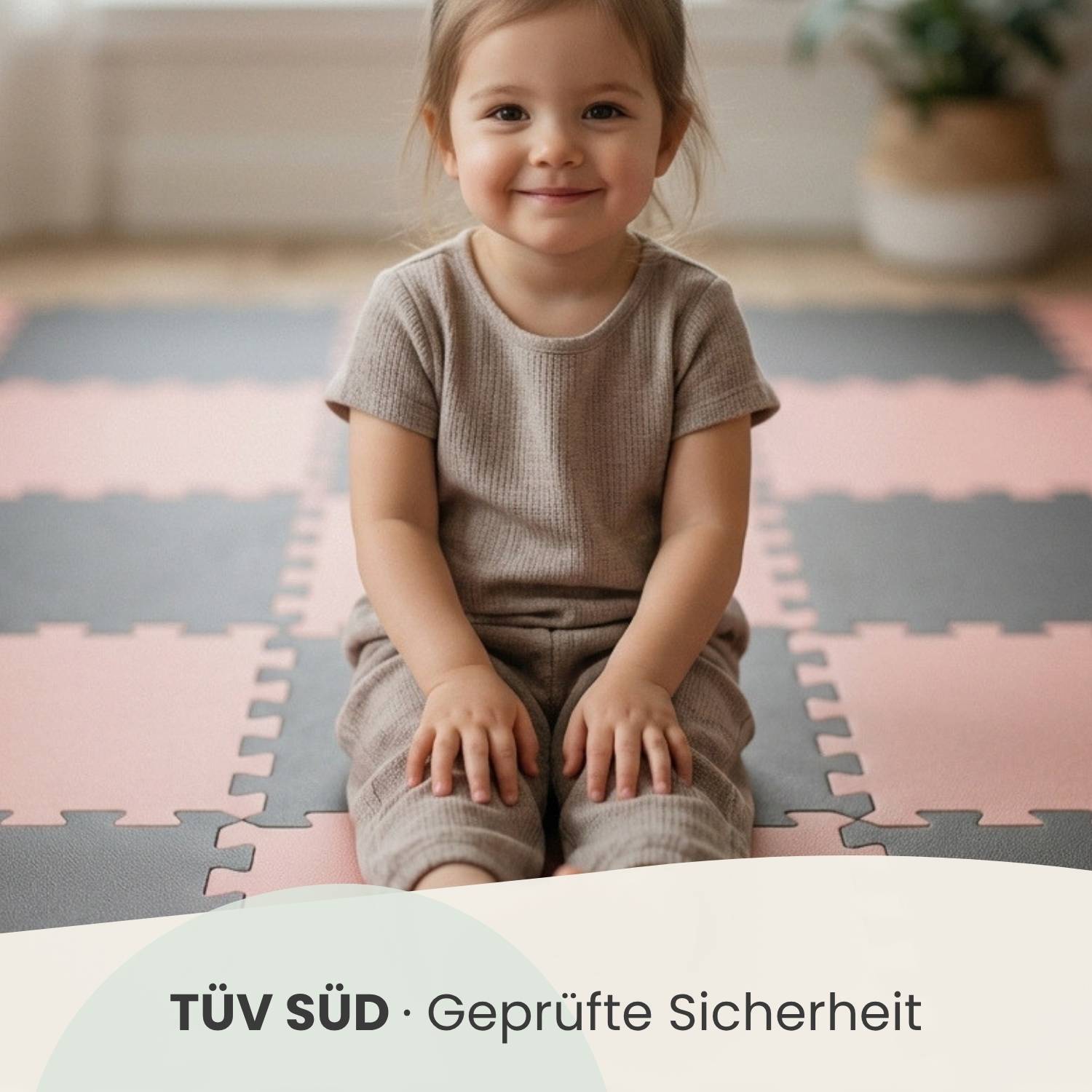18 Teile Spielmatte Baby Puzzlematte 30x30 Krabbelmatte Bodenmatte Kinderzimmer