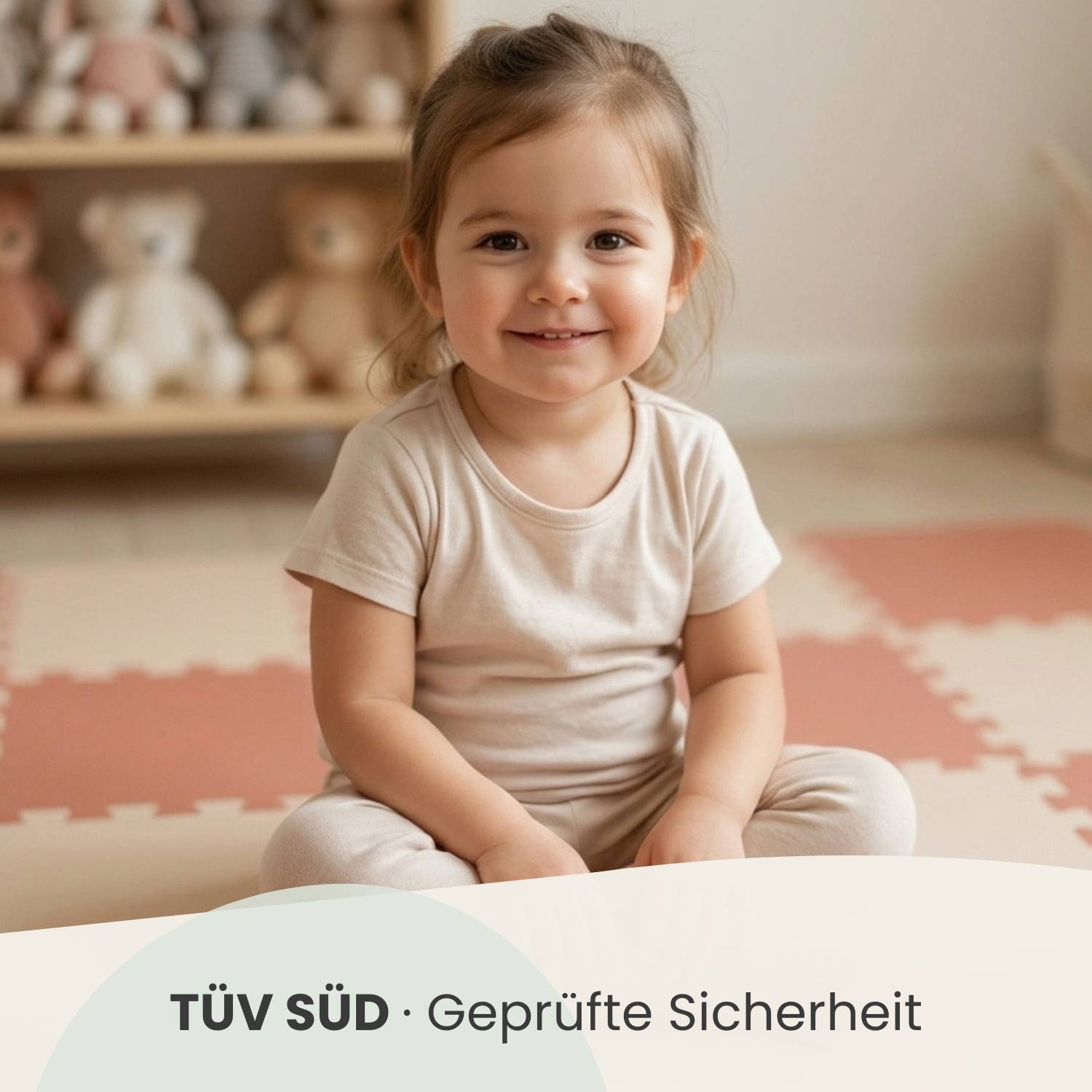 18 Teile Spielmatte Baby Puzzlematte 30x30 Krabbelmatte Bodenmatte Kinderzimmer
