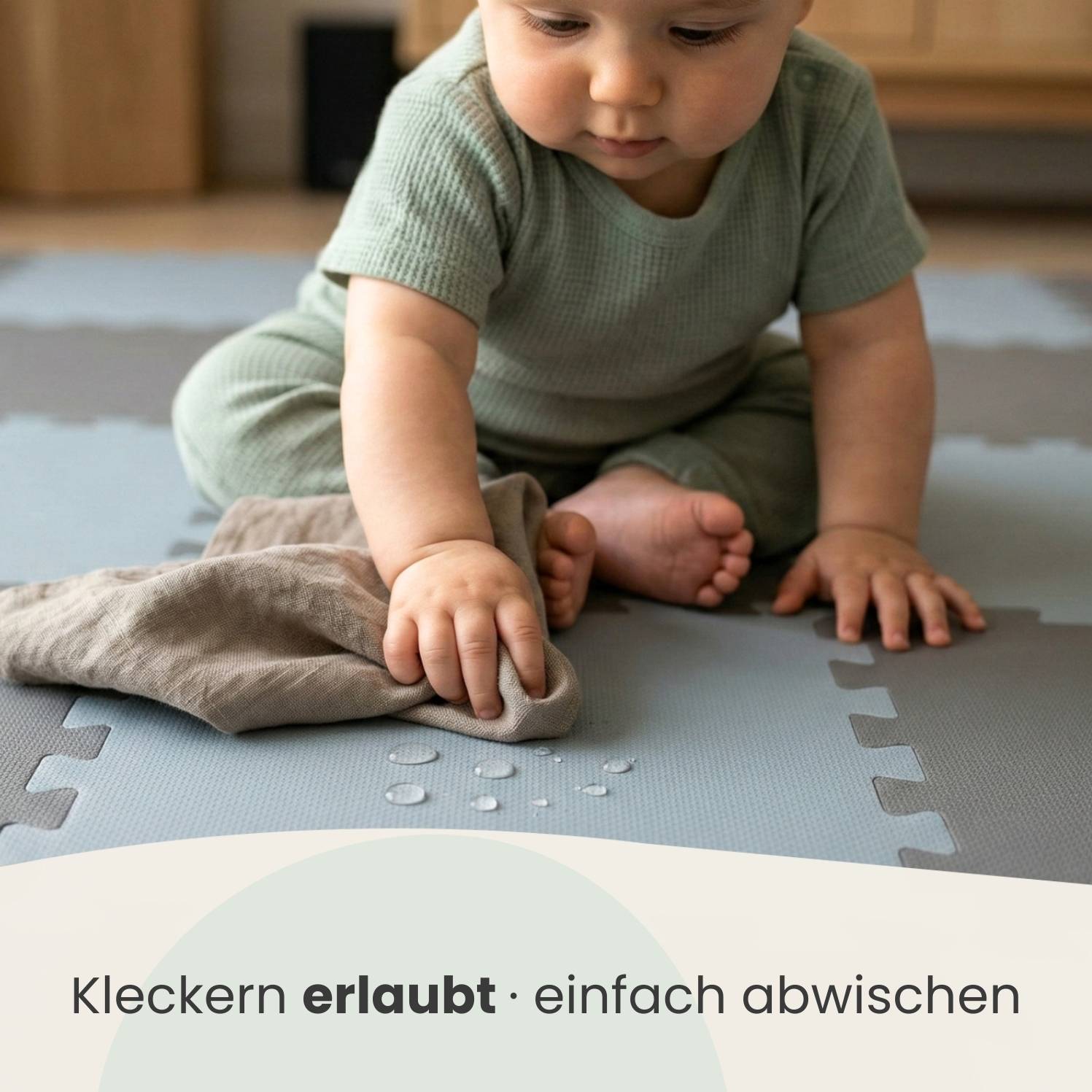 18 Teile Spielmatte Baby Puzzlematte 30x30 Krabbelmatte Bodenmatte Kinderzimmer