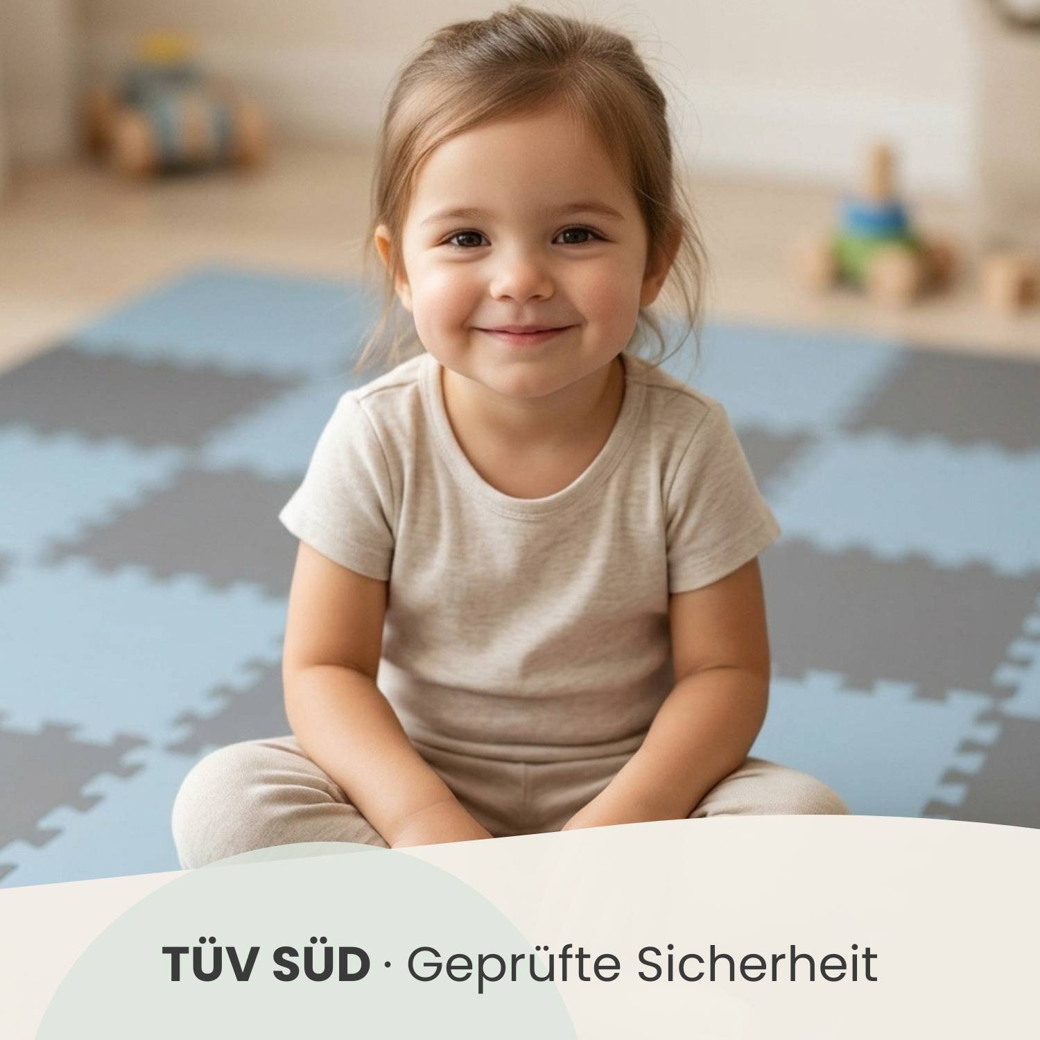 18 Teile Spielmatte Baby Puzzlematte 30x30 Krabbelmatte Bodenmatte Kinderzimmer