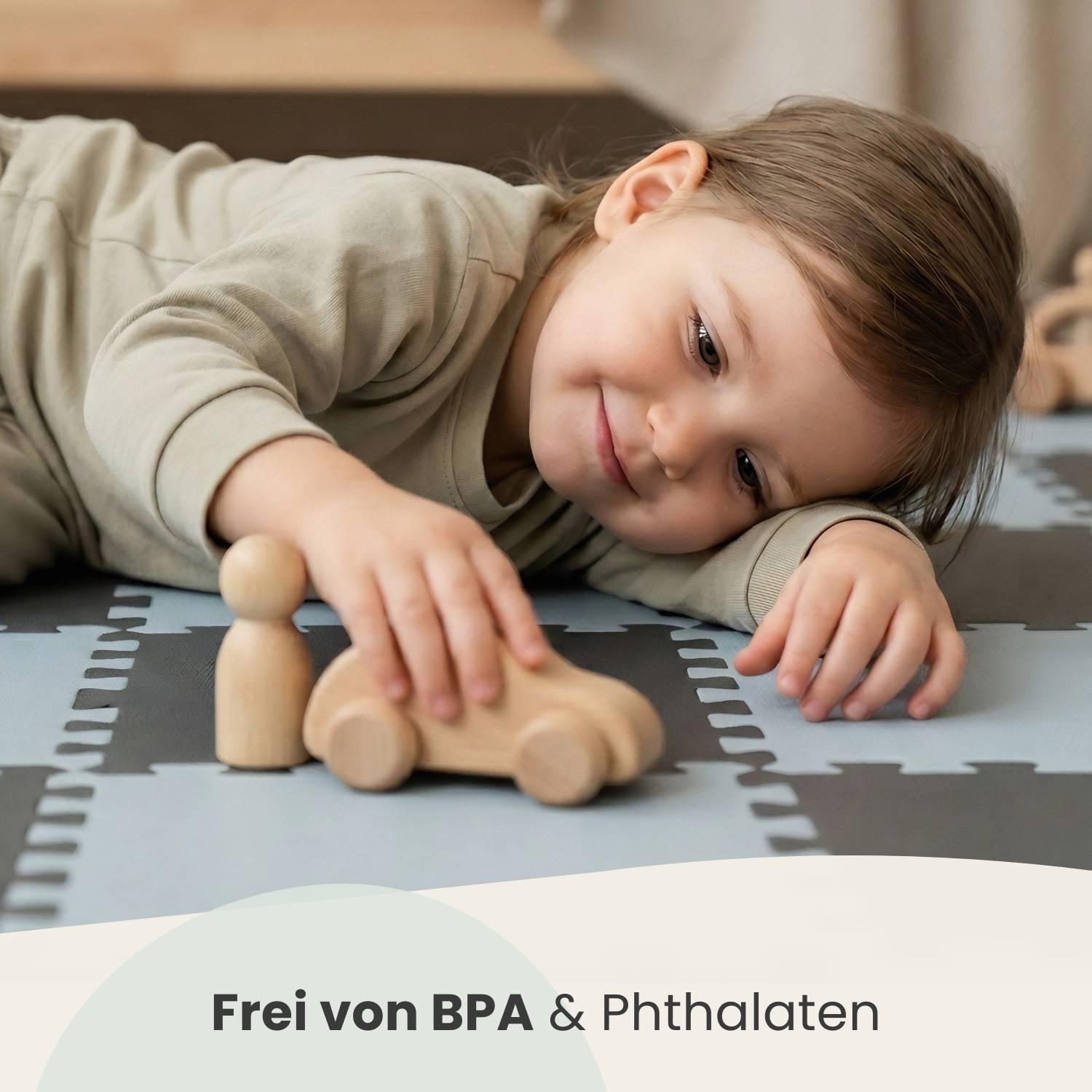18 Teile Spielmatte Baby Puzzlematte 30x30 Krabbelmatte Bodenmatte Kinderzimmer