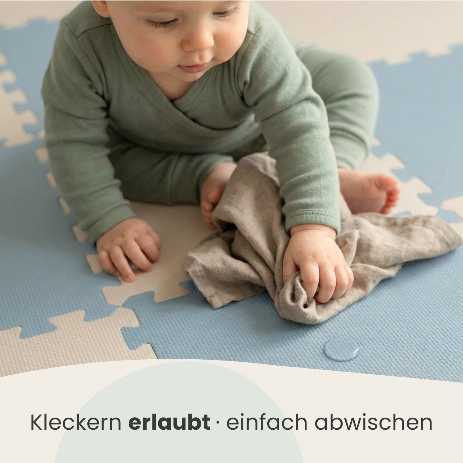 18 Teile Spielmatte Baby Puzzlematte 30x30 Krabbelmatte Bodenmatte Kinderzimmer
