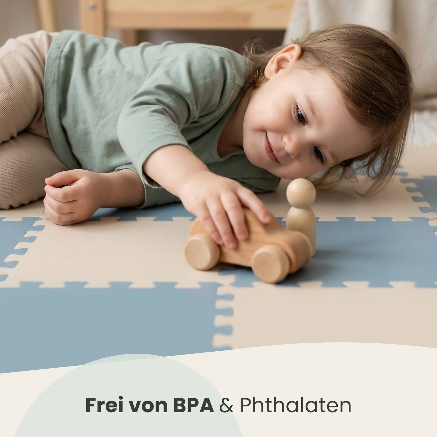 18 Teile Spielmatte Baby Puzzlematte 30x30 Krabbelmatte Bodenmatte Kinderzimmer