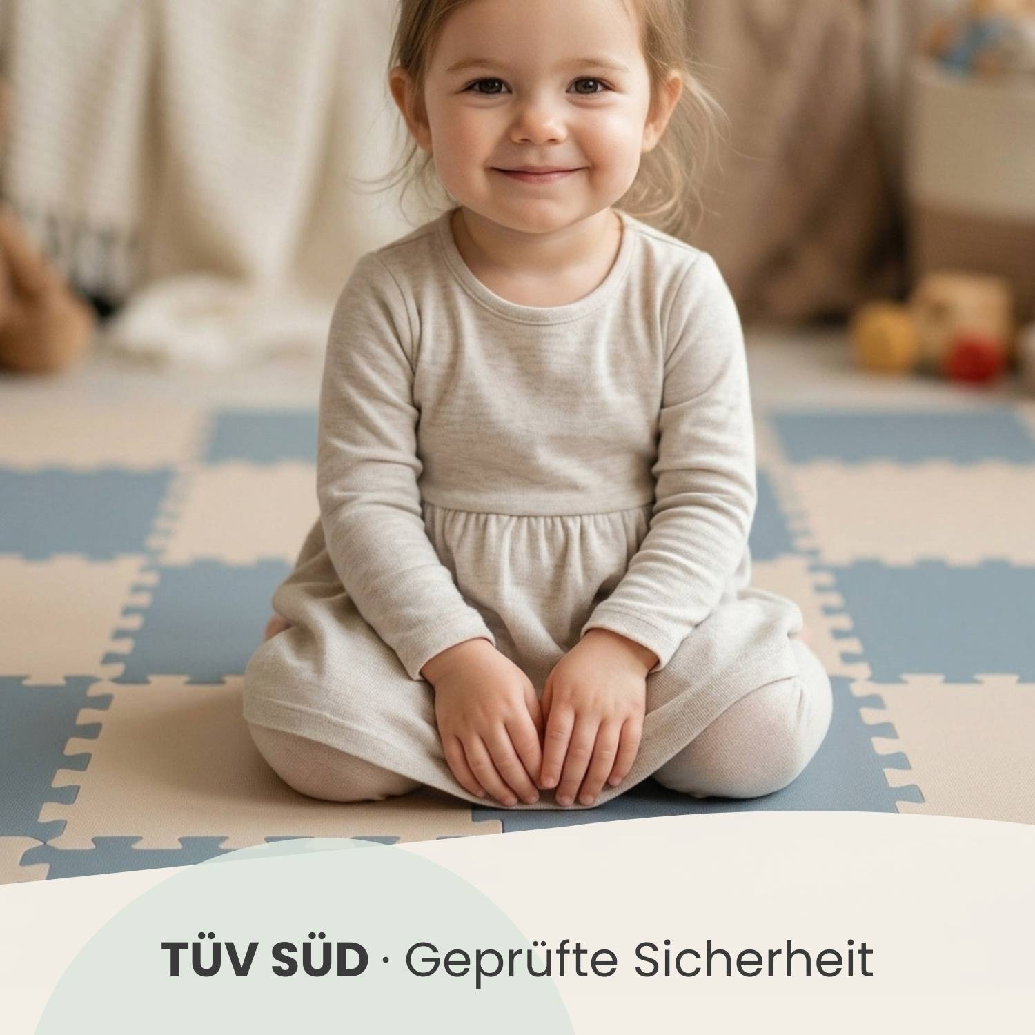 18 Teile Spielmatte Baby Puzzlematte 30x30 Krabbelmatte Bodenmatte Kinderzimmer