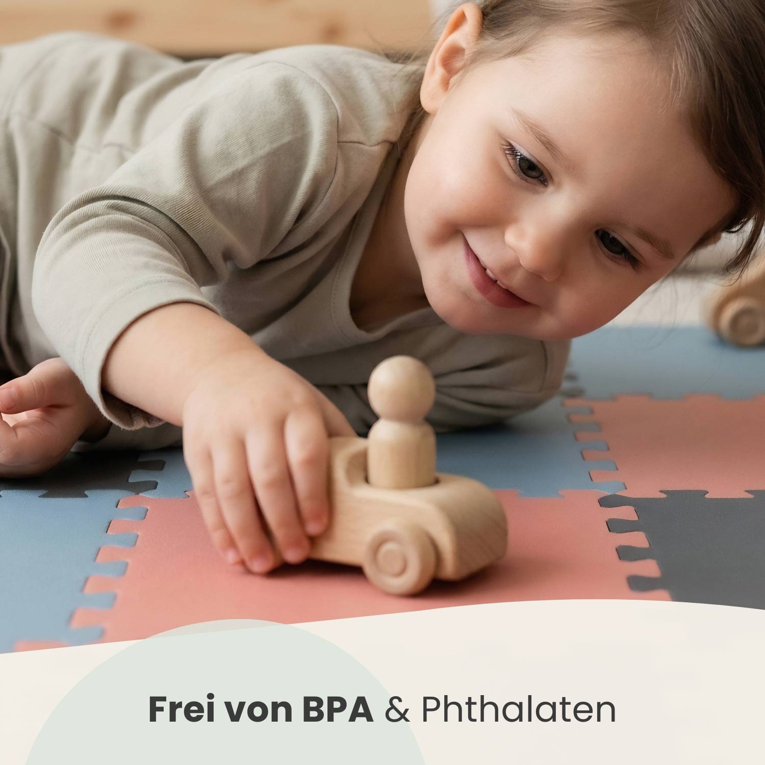 27 Teile Spielmatte Baby Puzzlematte 30x30 Krabbelmatte Bodenmatte Kinderzimmer
