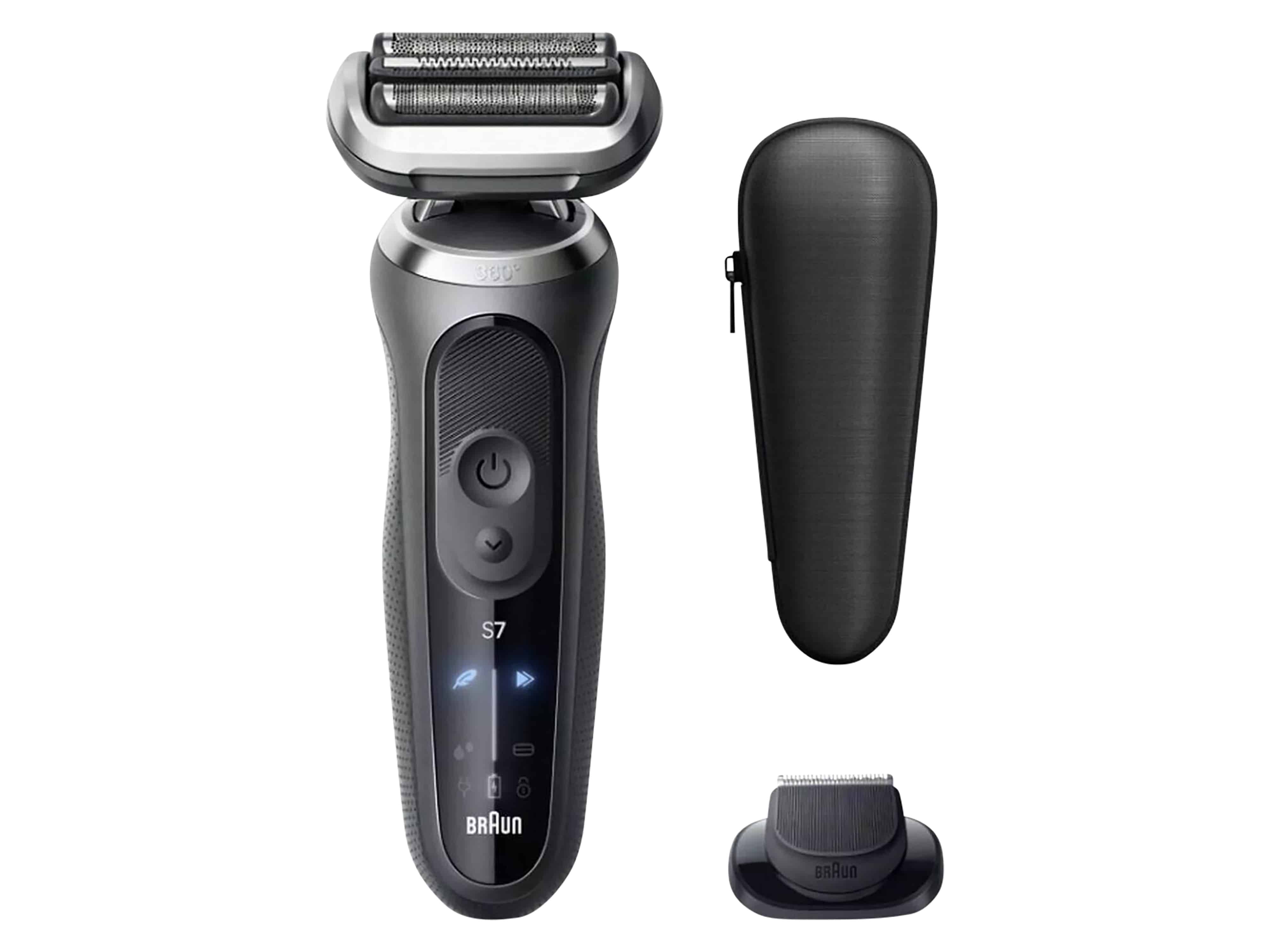 BRAUN Rasierer Series 7, 72-G1200s, SkinFlex Kopf, grau