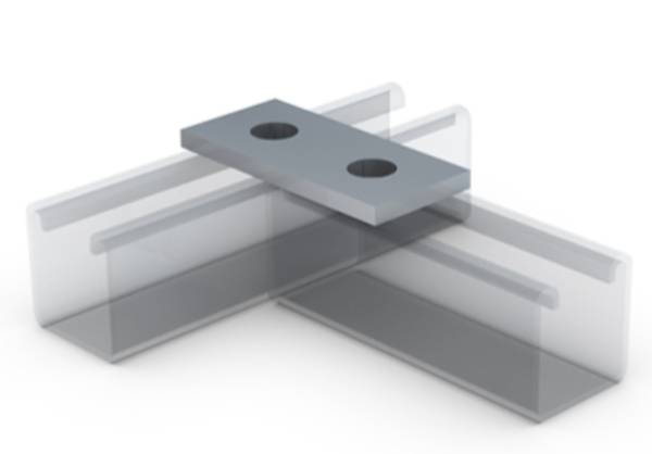 325AD11 Platte, 2 Löcher Bracket 2 Hole