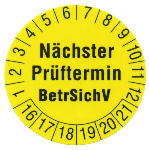 1239D Prüfplaketten 30 mm Durchm.VE250ST