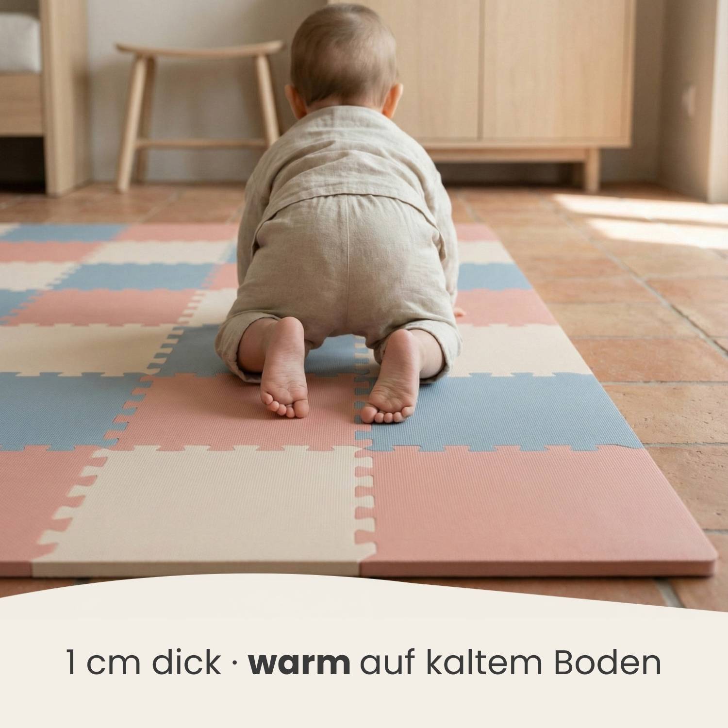 27 Teile Spielmatte Baby Puzzlematte 30x30 Krabbelmatte Bodenmatte Kinderzimmer