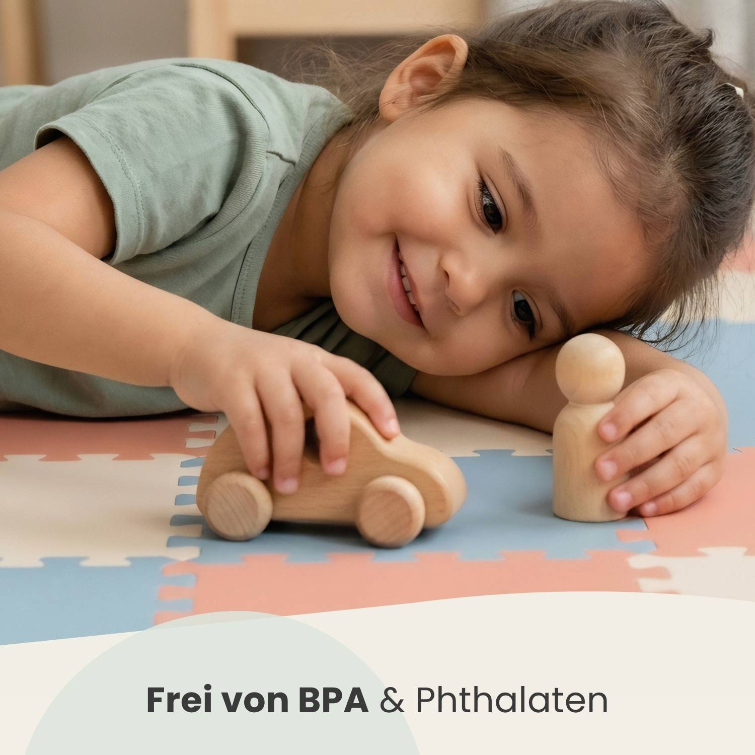 27 Teile Spielmatte Baby Puzzlematte 30x30 Krabbelmatte Bodenmatte Kinderzimmer