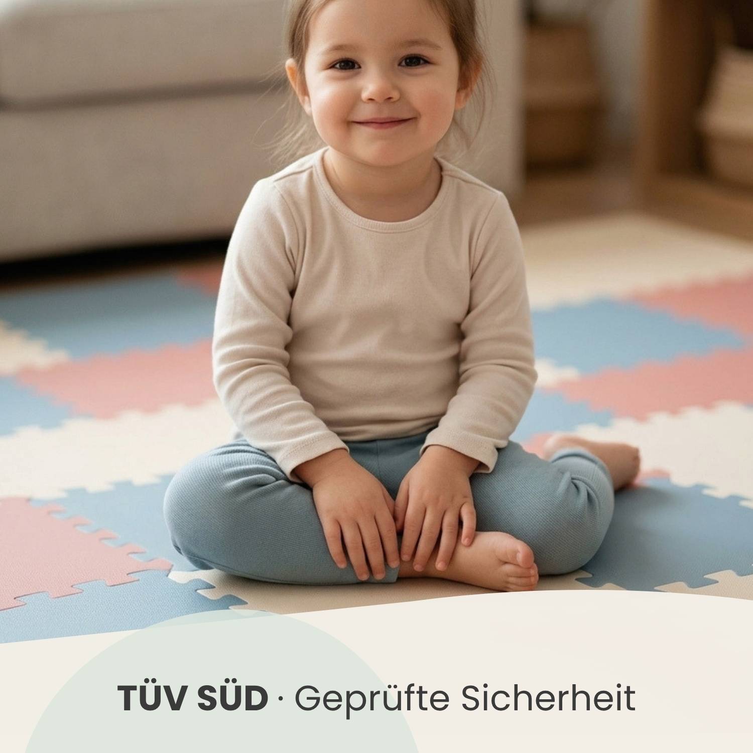 27 Teile Spielmatte Baby Puzzlematte 30x30 Krabbelmatte Bodenmatte Kinderzimmer