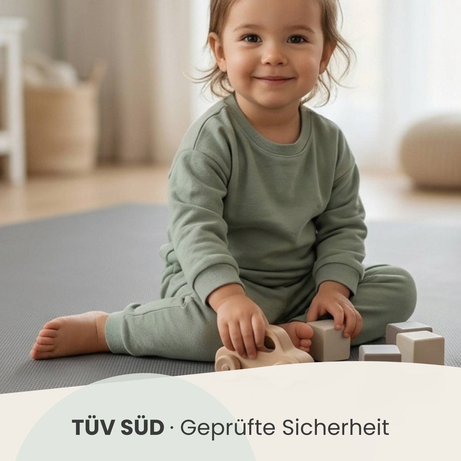 18 Teile Spielmatte Baby Puzzlematte 30x30 Krabbelmatte Bodenmatte Kinderzimmer
