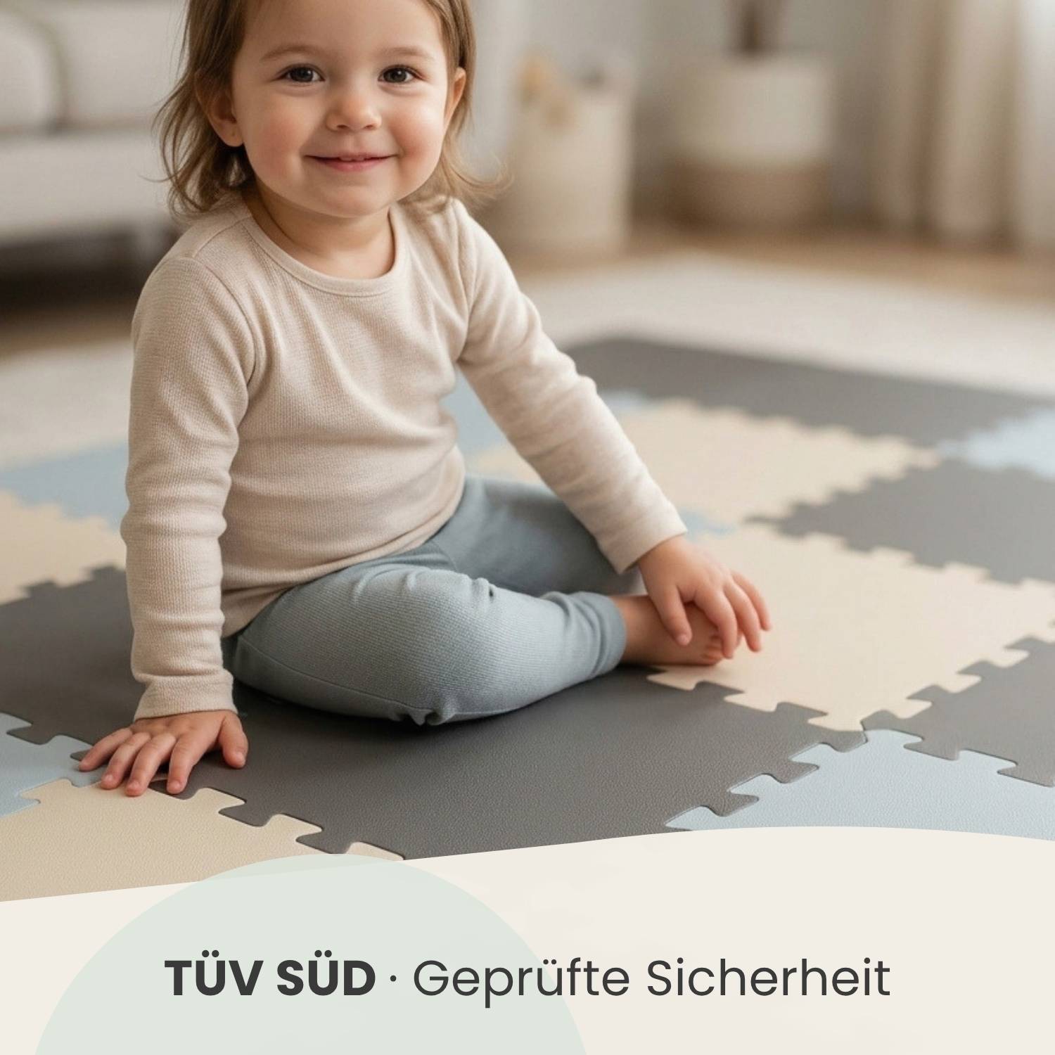 27 Teile Spielmatte Baby Puzzlematte 30x30 Krabbelmatte Bodenmatte Kinderzimmer