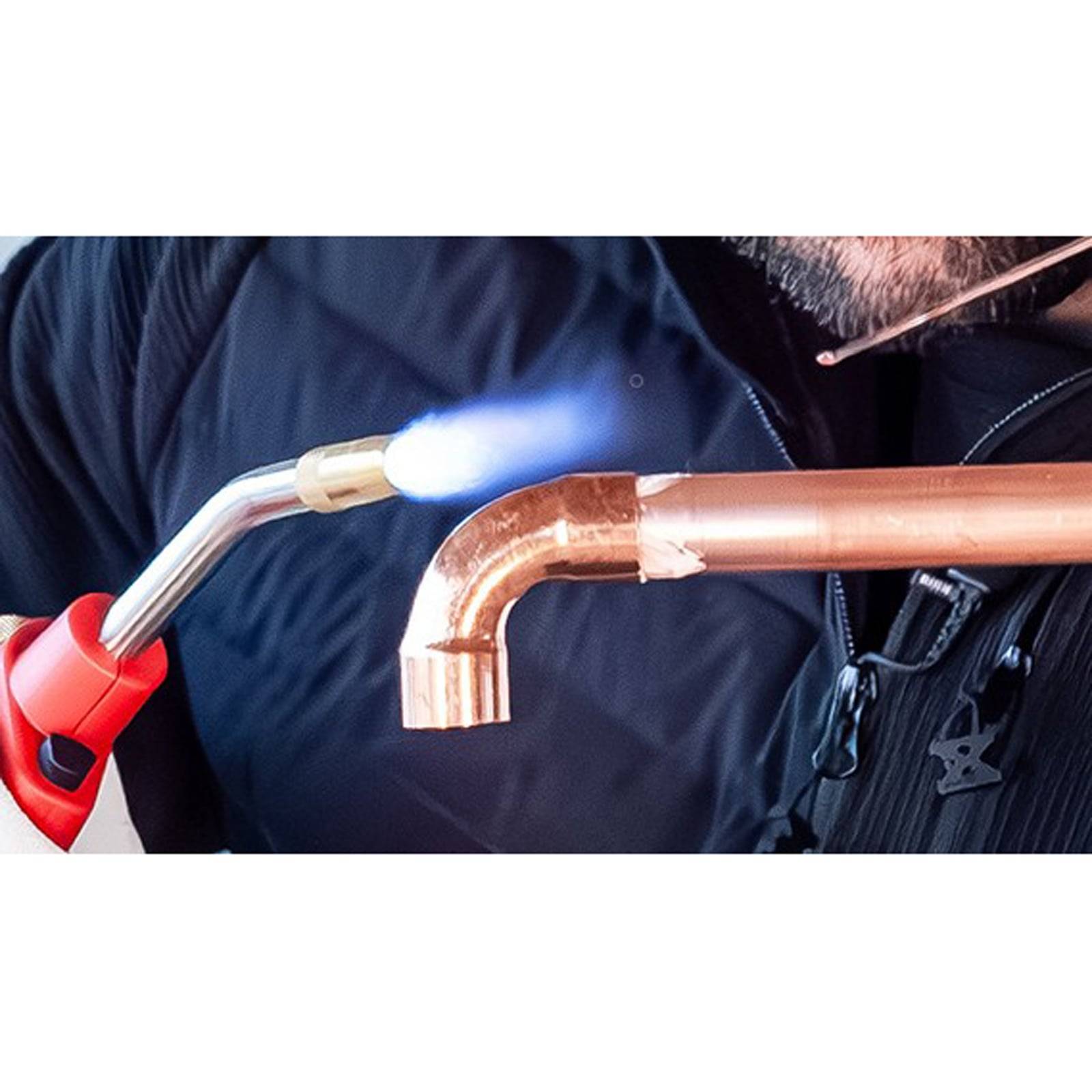 ROTHENBERGER Industrial Multibrenner Set mit Propan-Gasschlauch, Multigas 600 ml & Standfuß - 1500005636