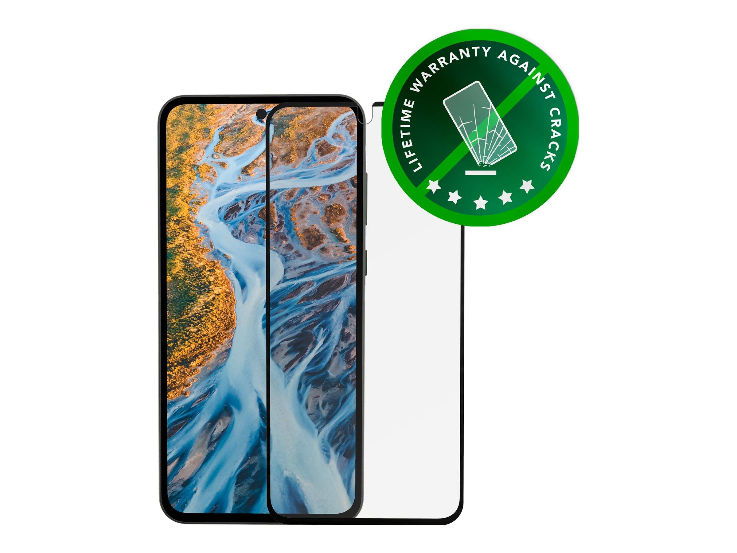 dbramante1928 Eco-shield - Bildschirmschutz fürHandy - Rahmenfarbe schwarz - für