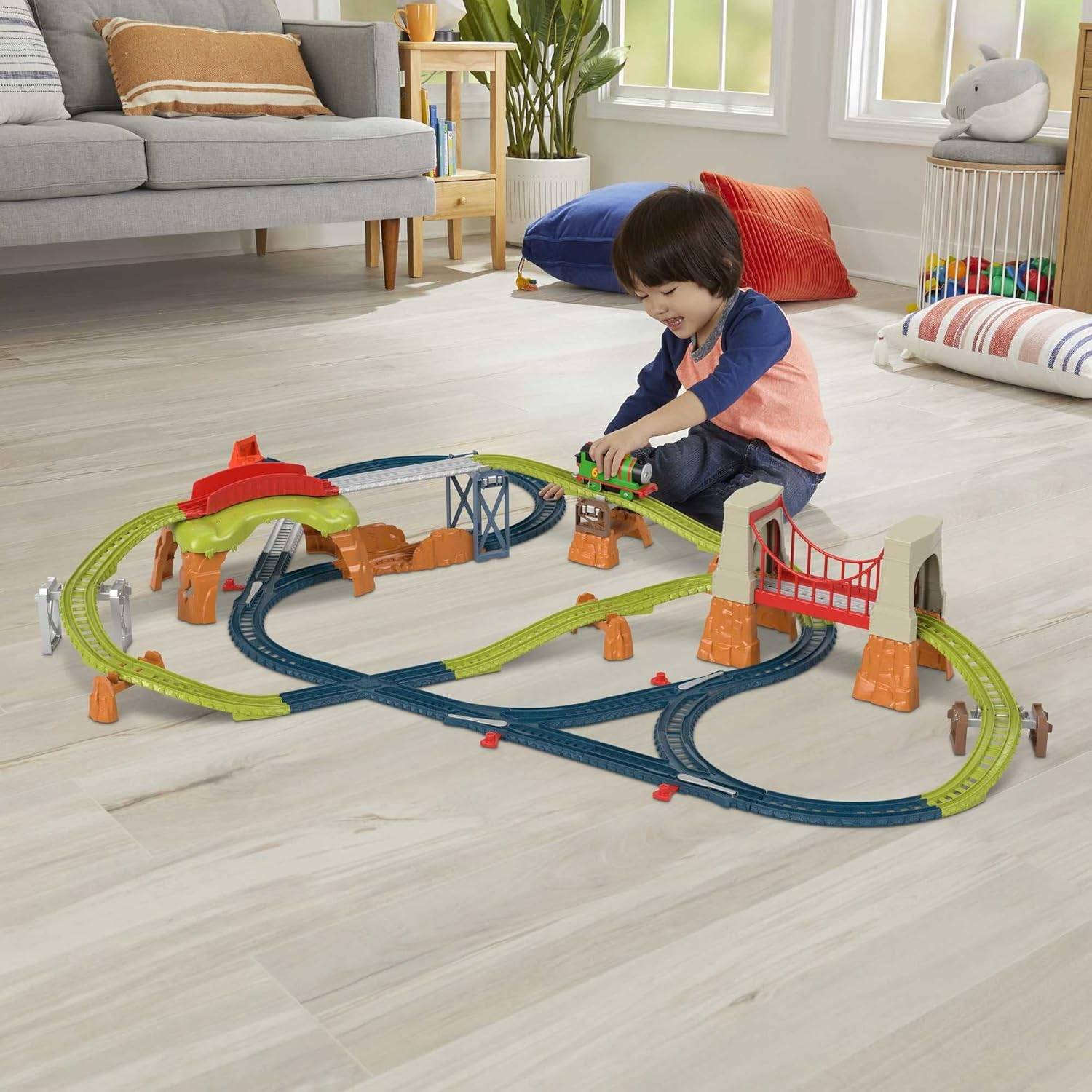 Thomas & Friends Percy 6-in-1 Spielzeugbahn Eisenbahn Zug ab 3 Jahren