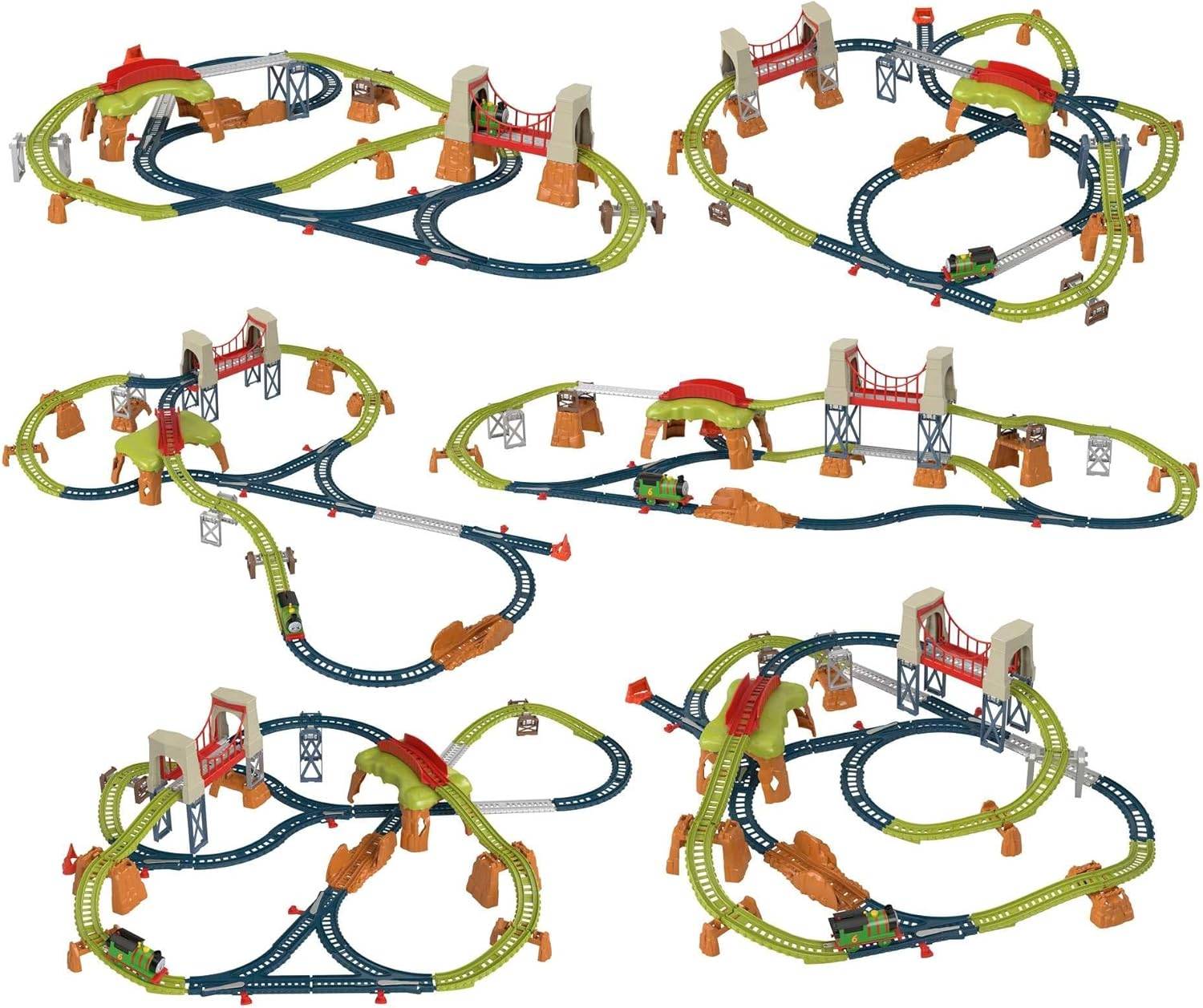 Thomas & Friends Percy 6-in-1 Spielzeugbahn Eisenbahn Zug ab 3 Jahren
