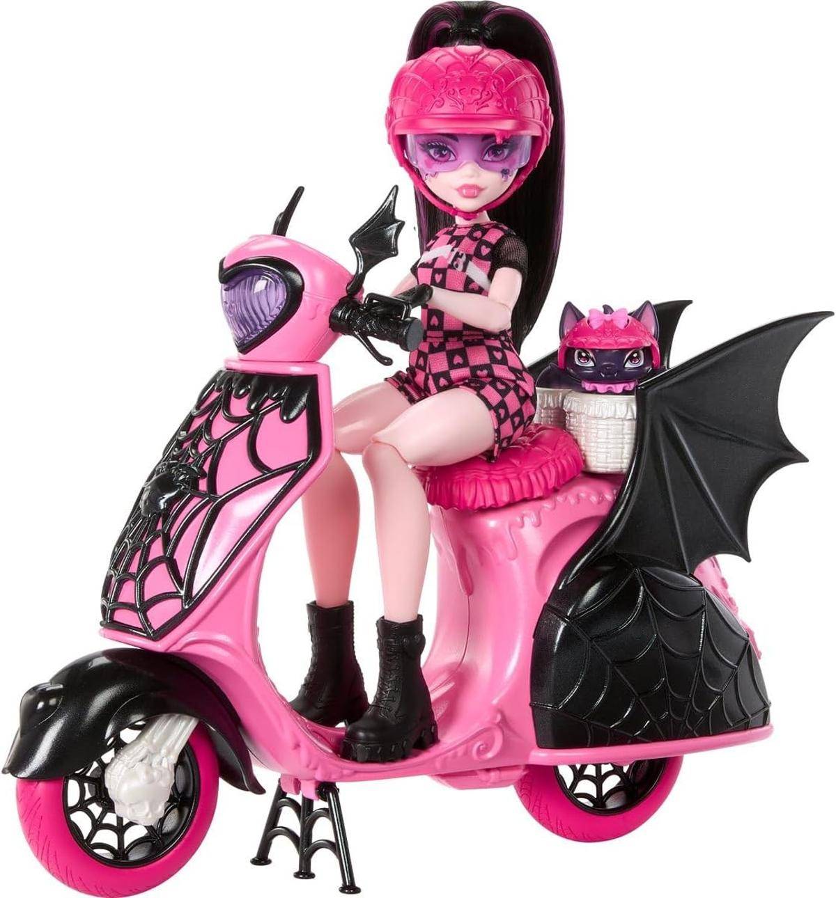 Monster High Draculaura und Sein Monster Scooter hig ab 4 Jahre