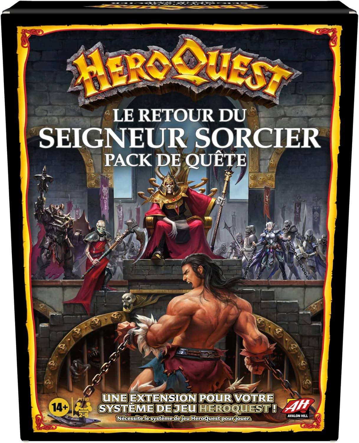 Avalon Hill HeroQuest Erweiterung Der Rückkehr des Herr Hexe F4193801 14+
