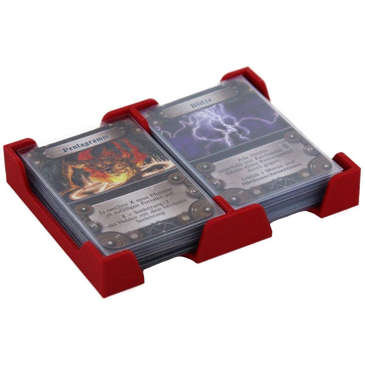 Feldherr Kartenhalter für Spielkarten in Mini European Board Game Size - 84 Karten - 2 Fächer