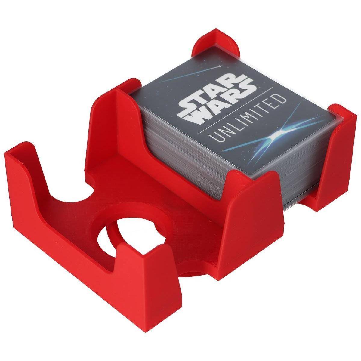 3D131SET - Feldherr Kartenhalter drehbar für Spielkarten in Standard Card Game Size - 2 Fächer