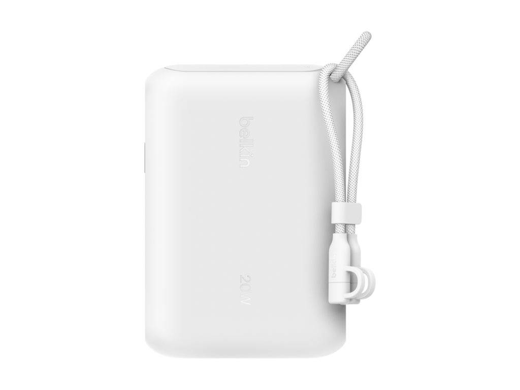 Belkin BoostCharge - Powerbank - mit Display - 10000 mAh - 20 Watt - PD, Fast Charge - 2 Ausgabeanschlussstellen (USB-C