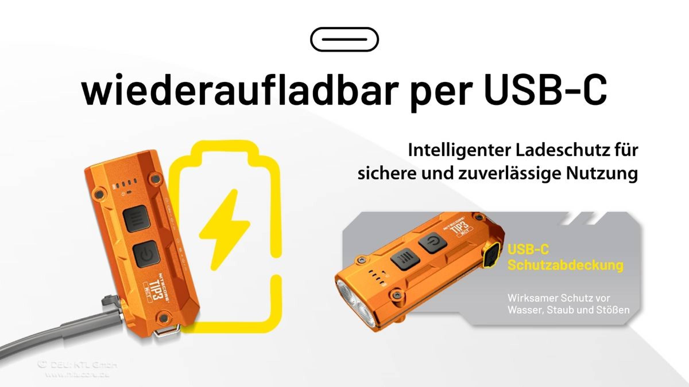 Nitecore Taschenlampe TIP3 MCT-​LED 720 Lumen