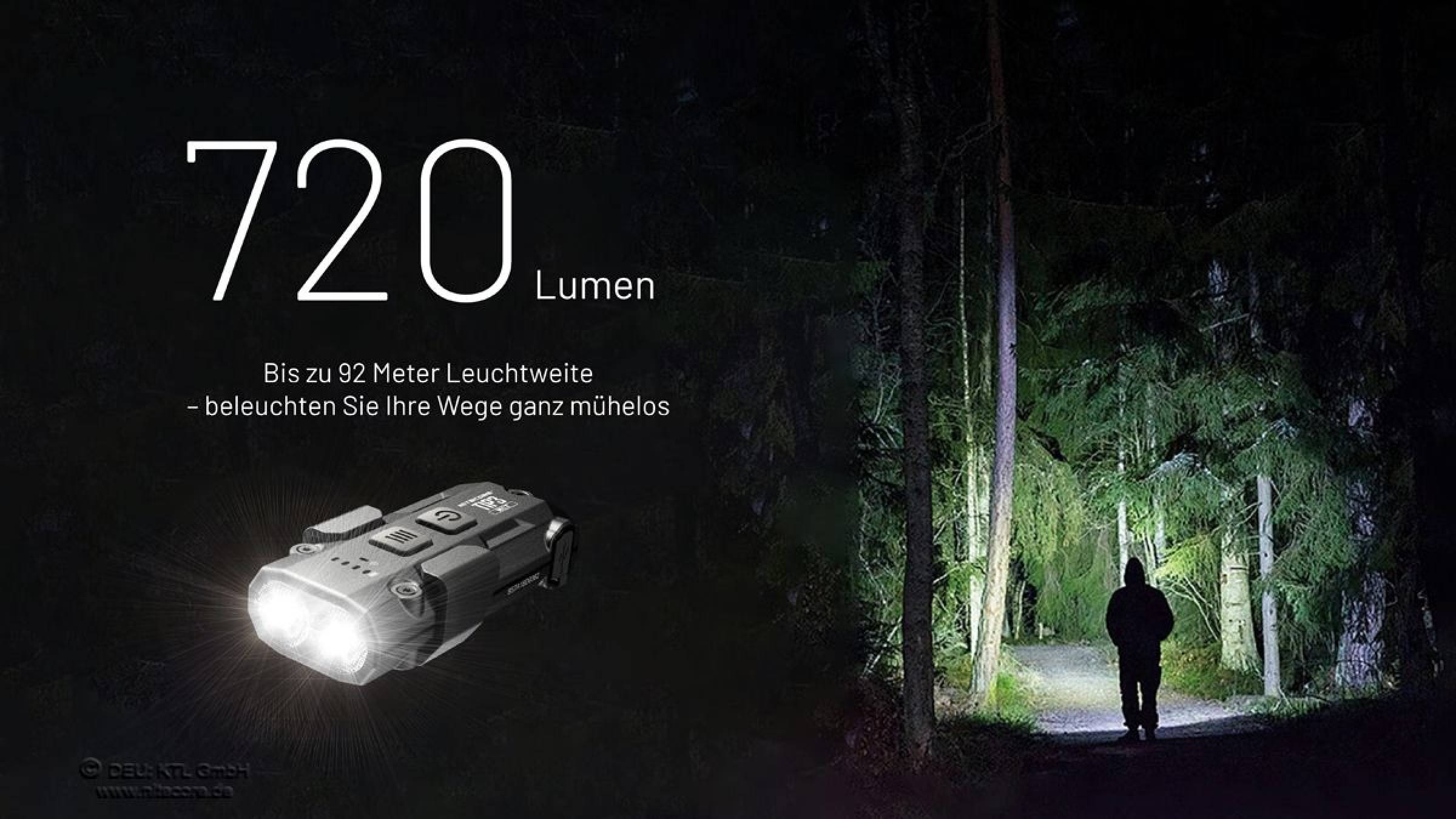 Nitecore Taschenlampe TIP3 MCT-​LED 720 Lumen
