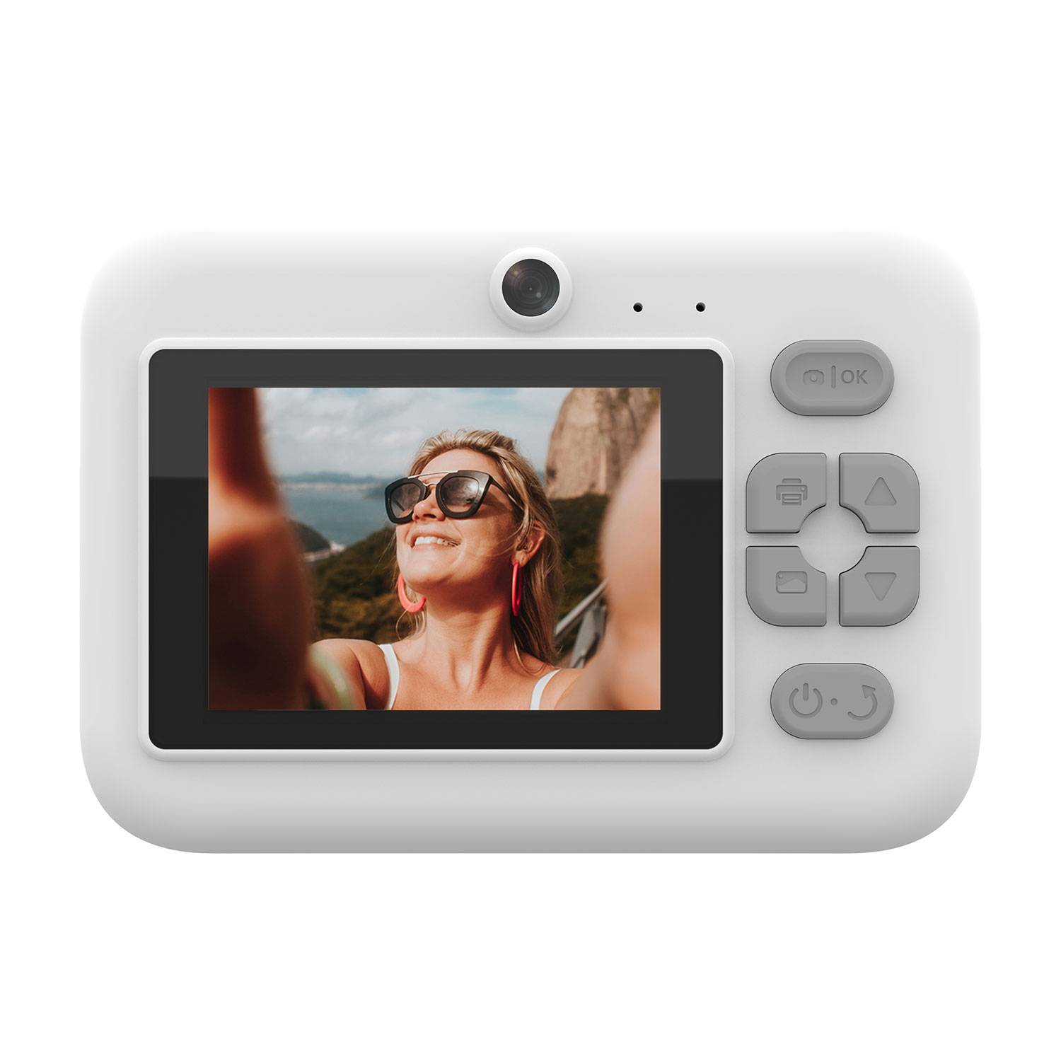 Denver KPC-1374BTW Kinderkamera mit Thermodruck und Bluetooth White