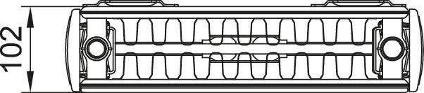 Kermi Verteo Plan Typ 22 BH 1600mm BL 600mm