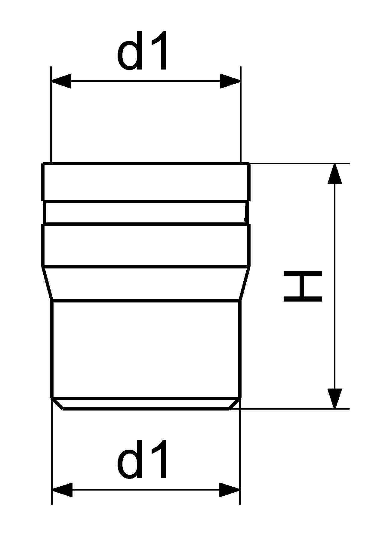 JS WASSERSTOP SCHLAUCHPLATZSICH. DN20,3/4",VERCHROMT