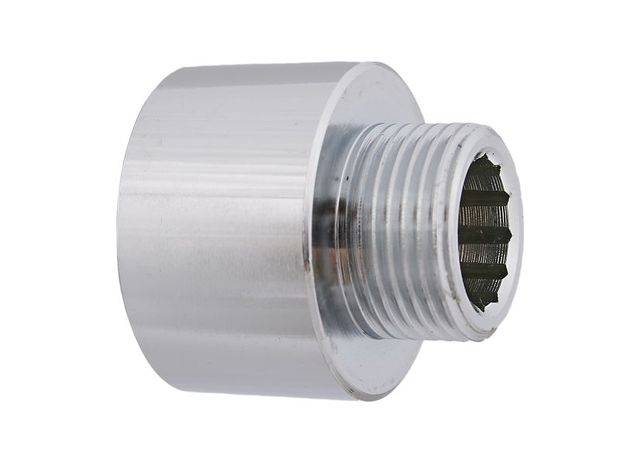 JS MS-VERLAENGERUNG DN20,3/4" 3/4"IGx1/2"AG,MESSING VERCHROMT