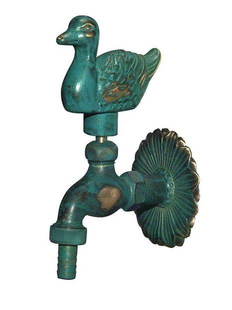 JS NOSTALGIE-AUSLAUFVENTIL,MIT SV MOTIV:ENTE,DN15,1/2",MS-PATIN.