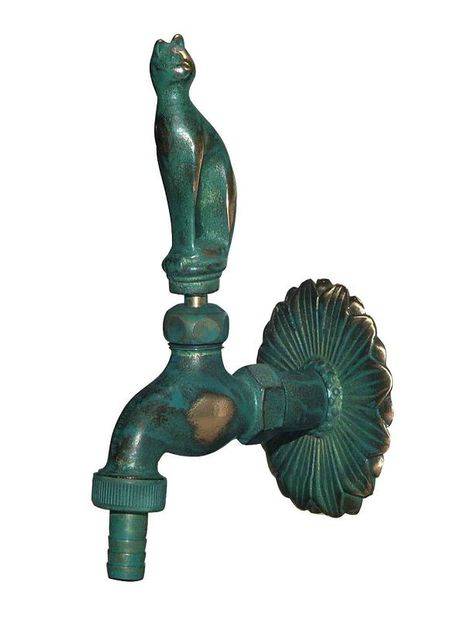 JS NOSTALGIE-AUSLAUFVENTIL,MIT SV MOTIV:KATZE,DN15,1/2",MS-PATIN.